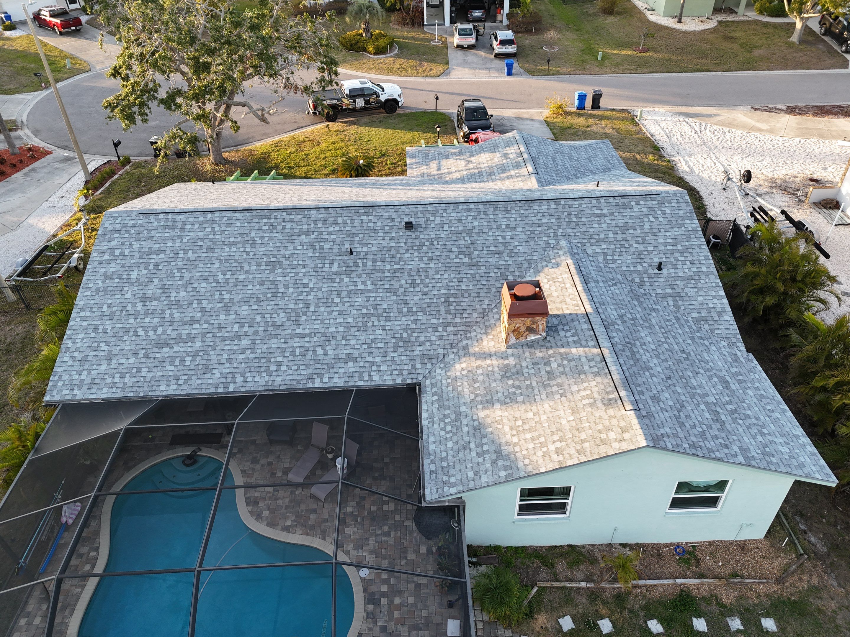Roof Replacement in Apollo Beach Fl. by Steadfast Roofing 