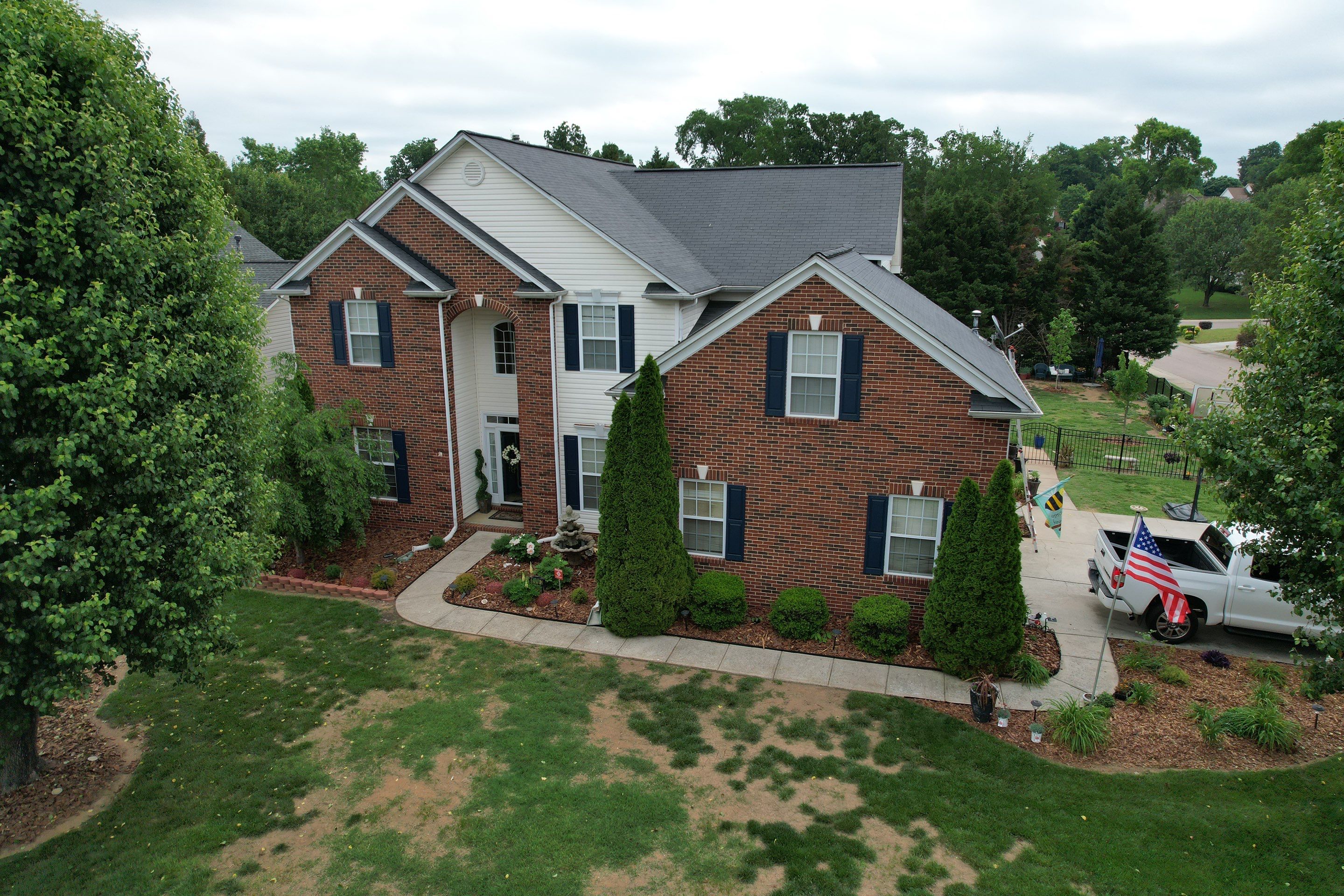 Roof had wind damage all over by Best Roofing Now LLC