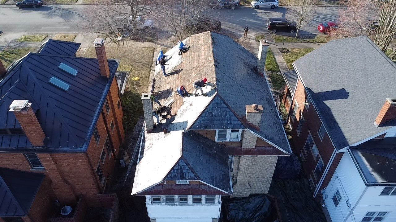 Residential Roofing Installation using Certainteed Landmark Pro Shingles by Fahey Roofing + Contracting
