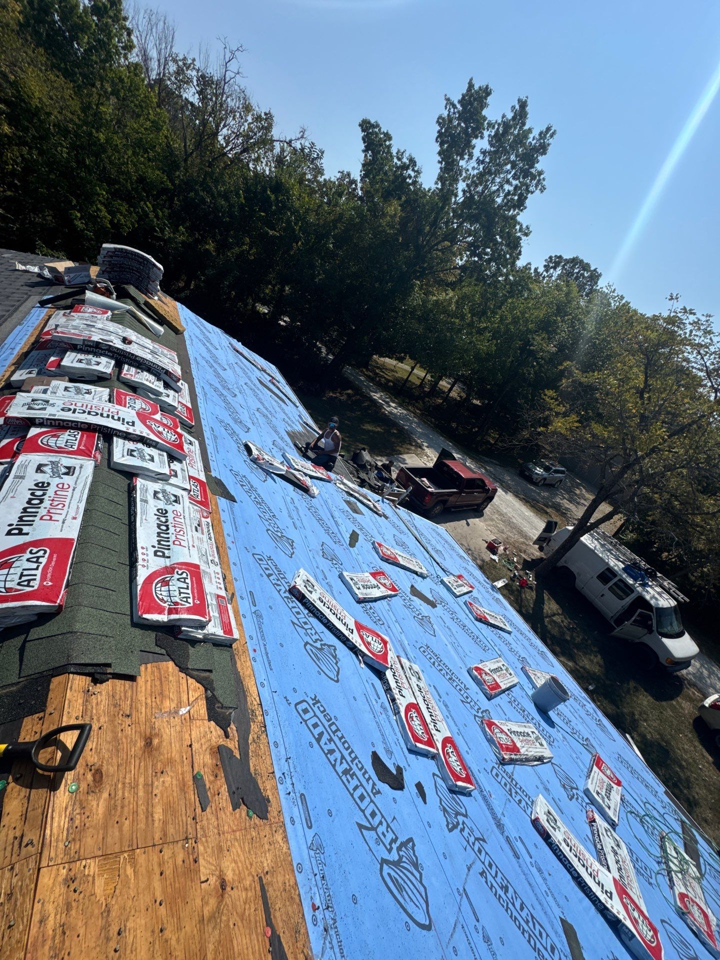 Residential Roofing Install - Atlas Pinnacle Pristine Shingles - Color Pewter  by Titan Commercial & Residential Roofing 