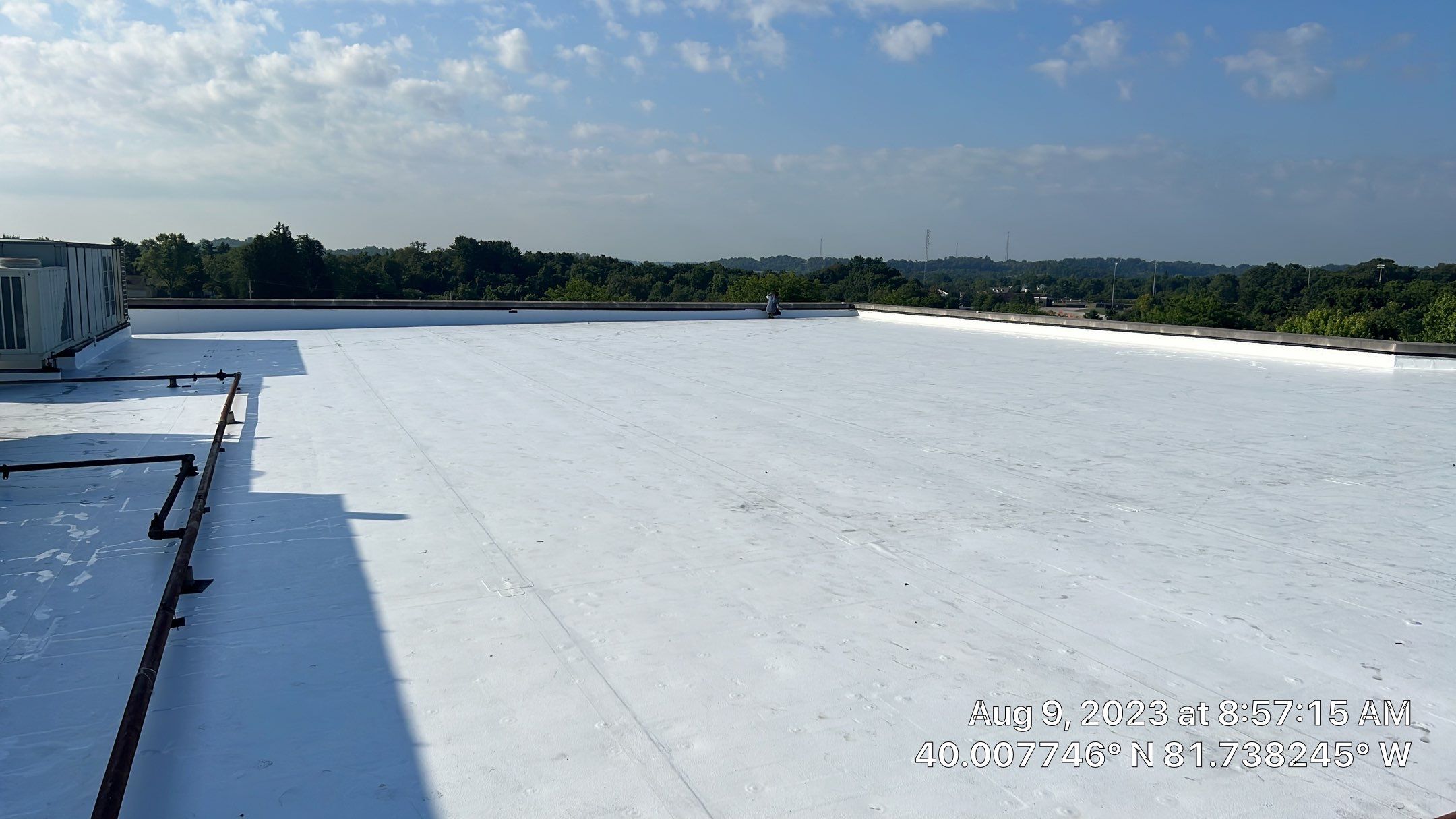John Glenn High school Roof Install by Gold Star Roofing LLC 