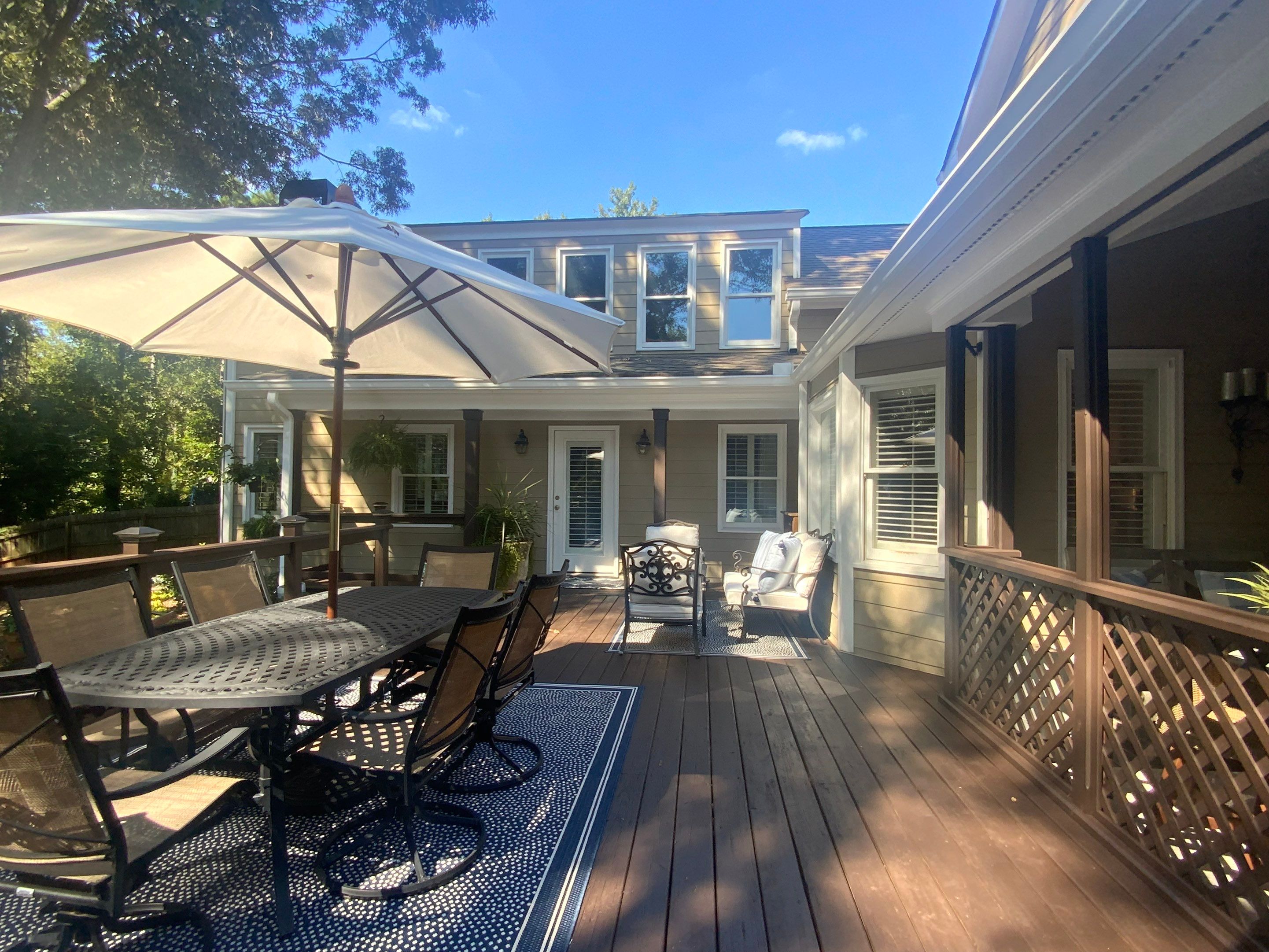 Comprehensive Deck and Screened Porch Staining in Marietta by Swift Home Renovations
