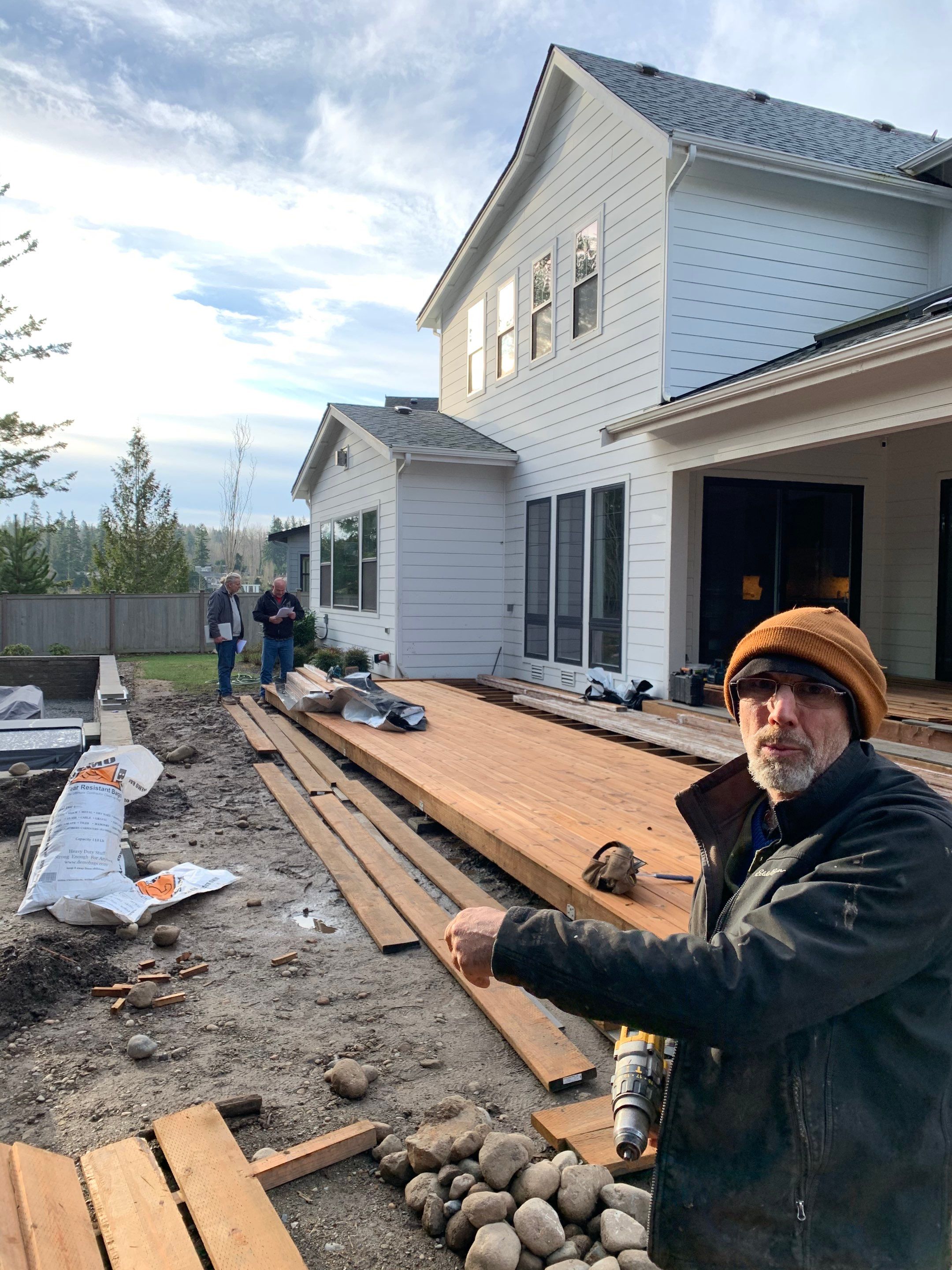 Sammamish Thermory Pine by Alki deck builders 