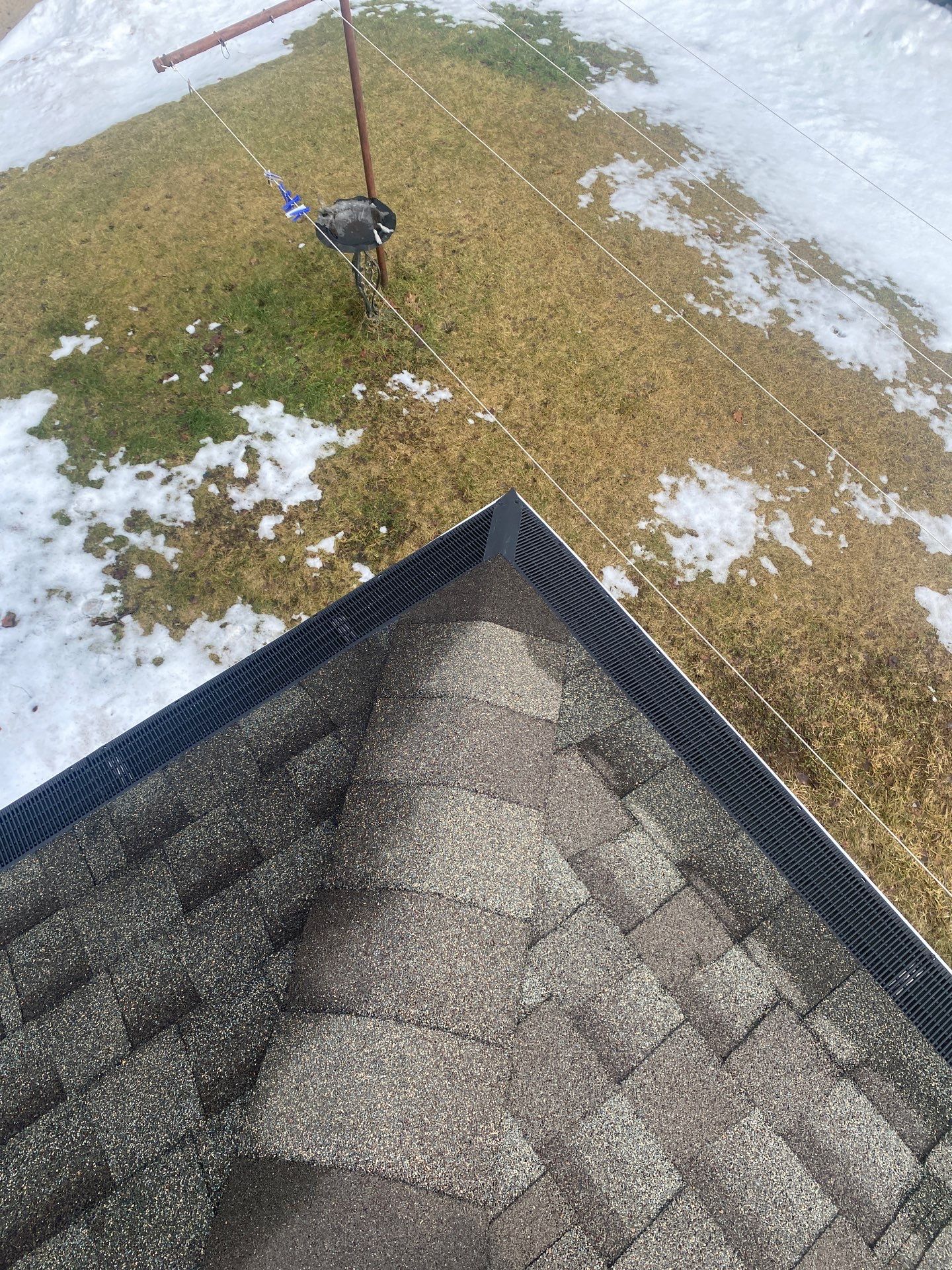 Rain Drop Gutter Guard Install Plymouth WI by Gellings Roofing & Siding