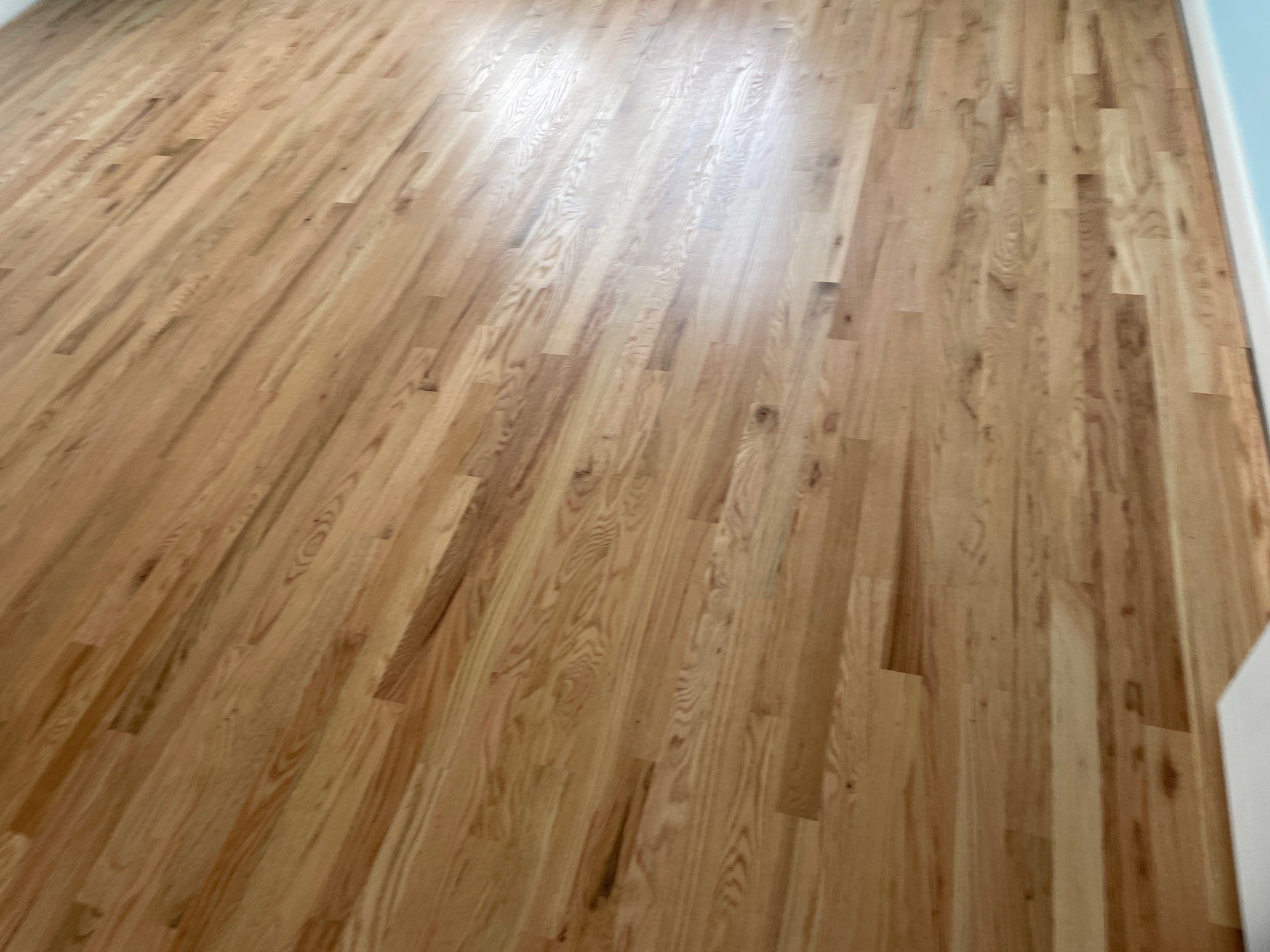 White Oak Install with Waterbased Finish by Footprints Floors of Coastal Carolina