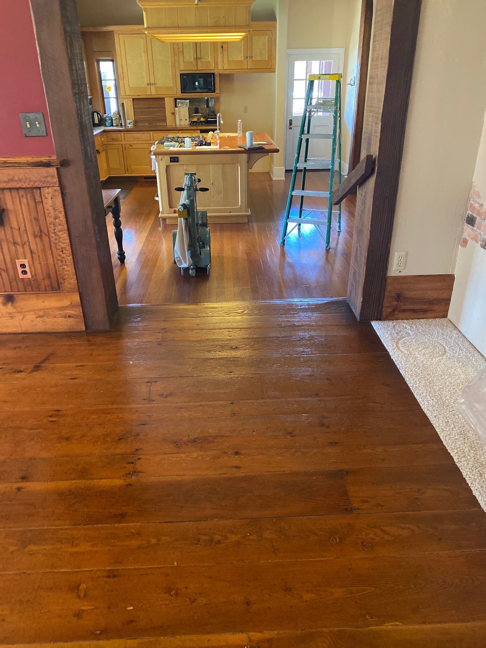 Beautiful Rustic Floor Renovation in Auburn by Footprints Floors South Sacramento