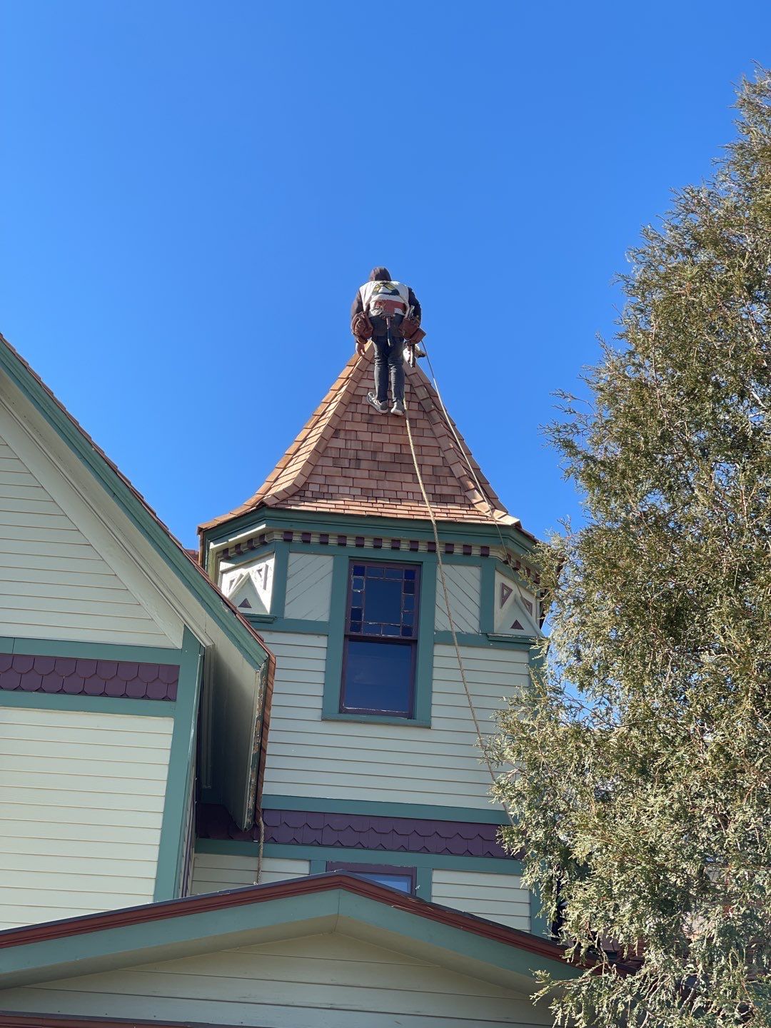 Rapid City Historic Building Receives New Cedar Shingles by Weather-Tite Exteriors LLC