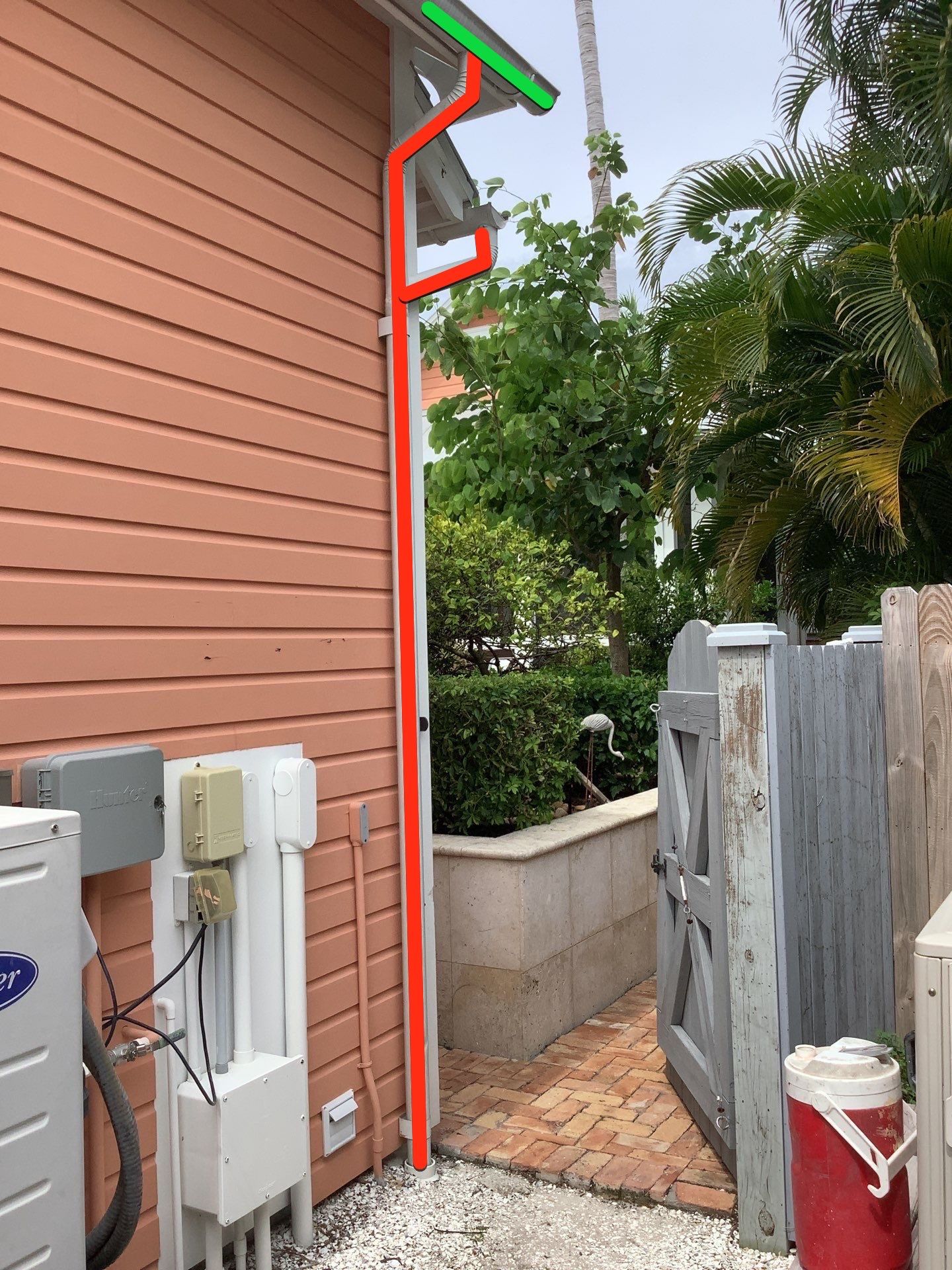 Half-Round Gutters Installation in Boca Grande FL by Gutter Professors