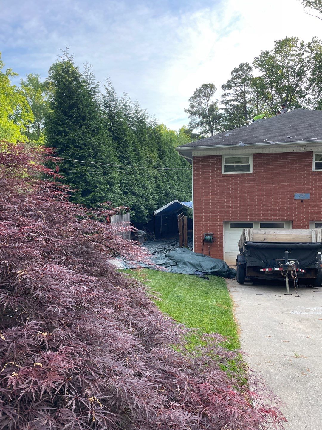 Residential Roofing Installation using GAF Timberline HDZ Charcoal by RISE Roofing & Restoration, LLC