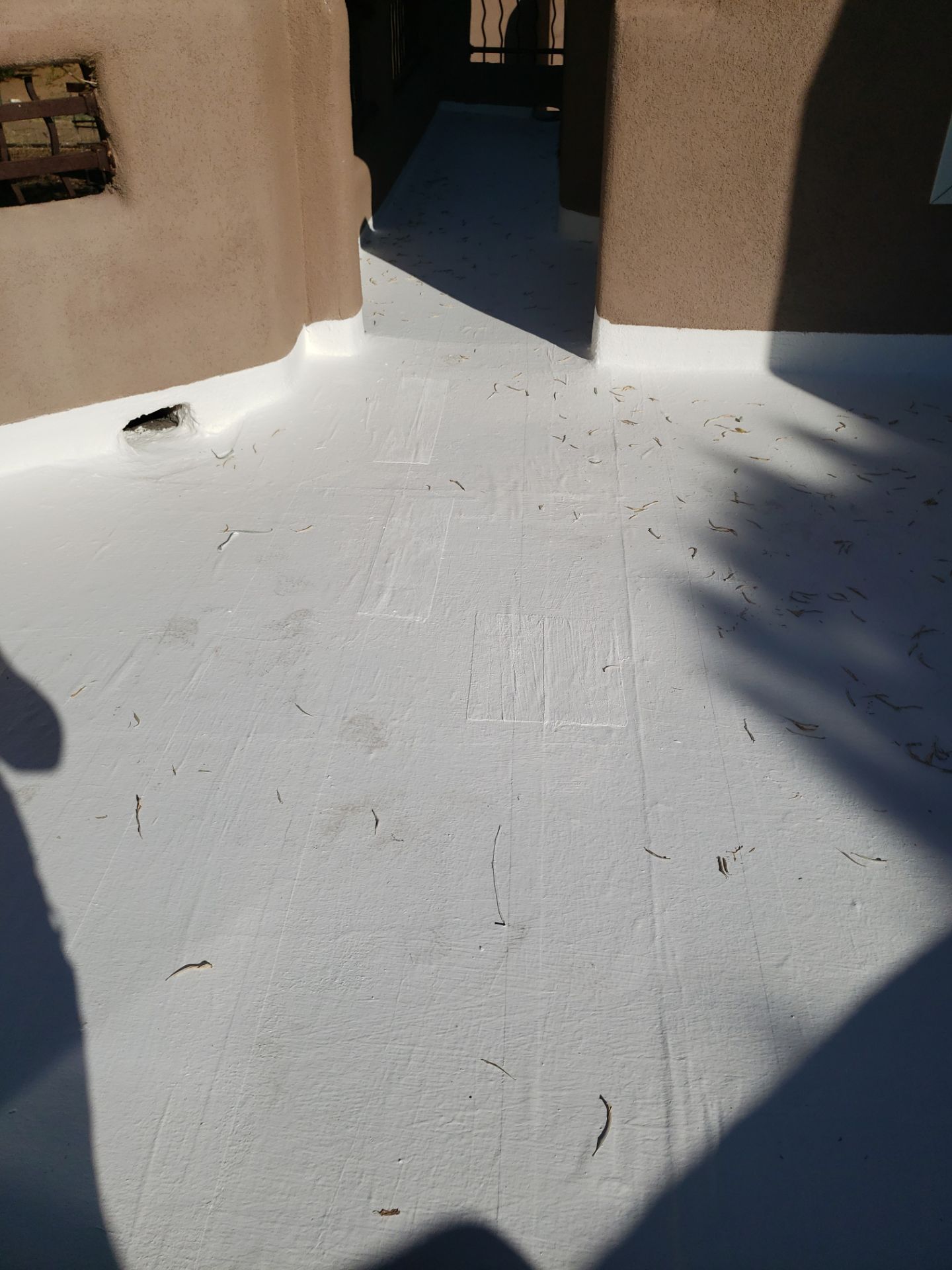 Residential roof application by SPF Services 
