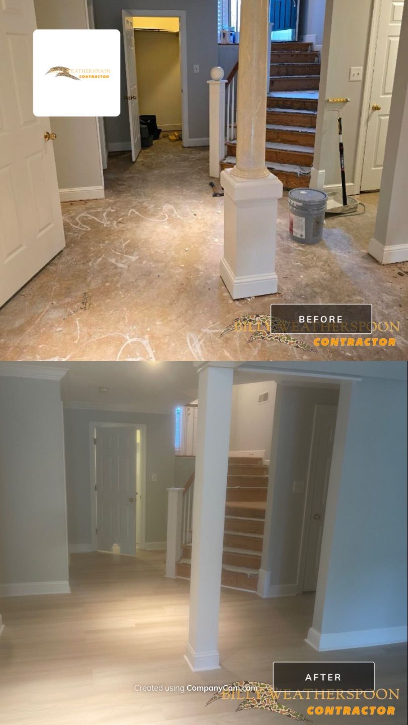Full house remodel by Billy Weatherspoon Contractor