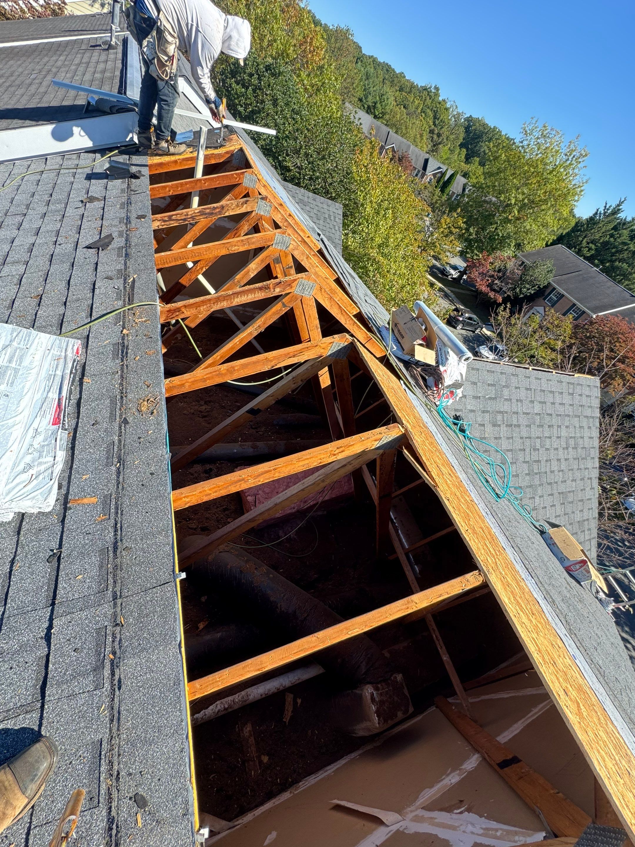 Atlas Pinnacle Shingle Roof Replacement and Deck Repair in Germantown by First Chesapeake Roofing