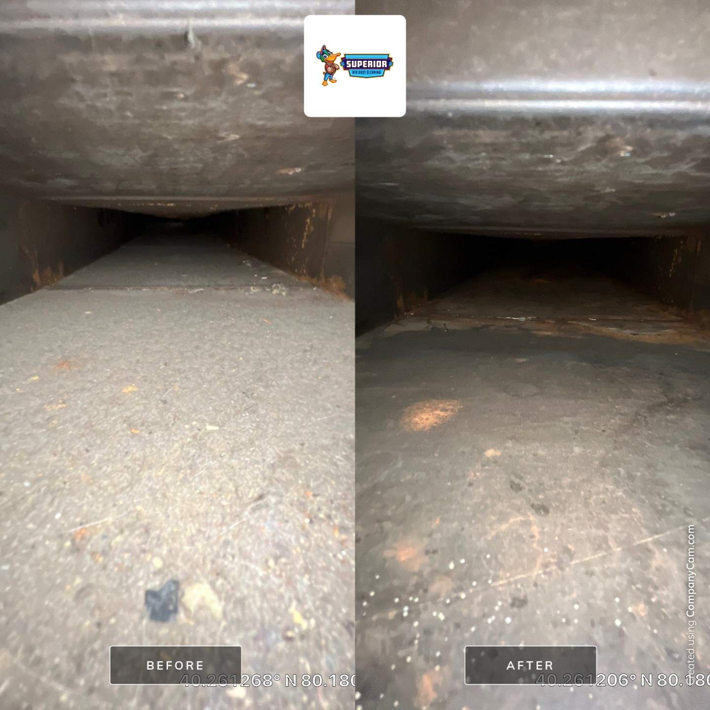 Air Duct Cleaning With a Vacuum Truck in Canonsburg, PA by Superior Air Duct Cleaning