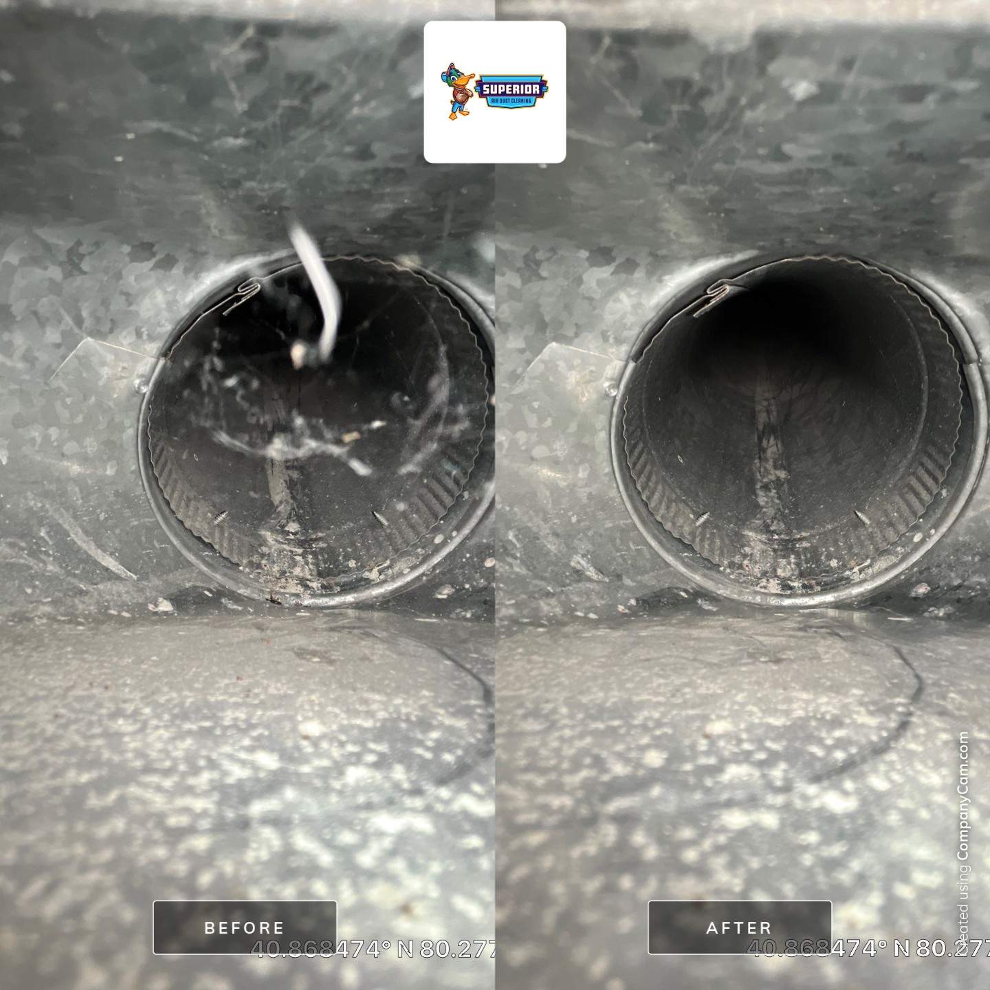 Air Duct Cleaning With a Vacuum Truck in Ellwood City, PA by Superior Air Duct Cleaning