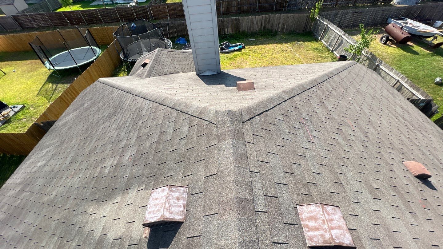Full Asphalt Shingle Roof Replacement in Hutto by Caliber Restoration LLC