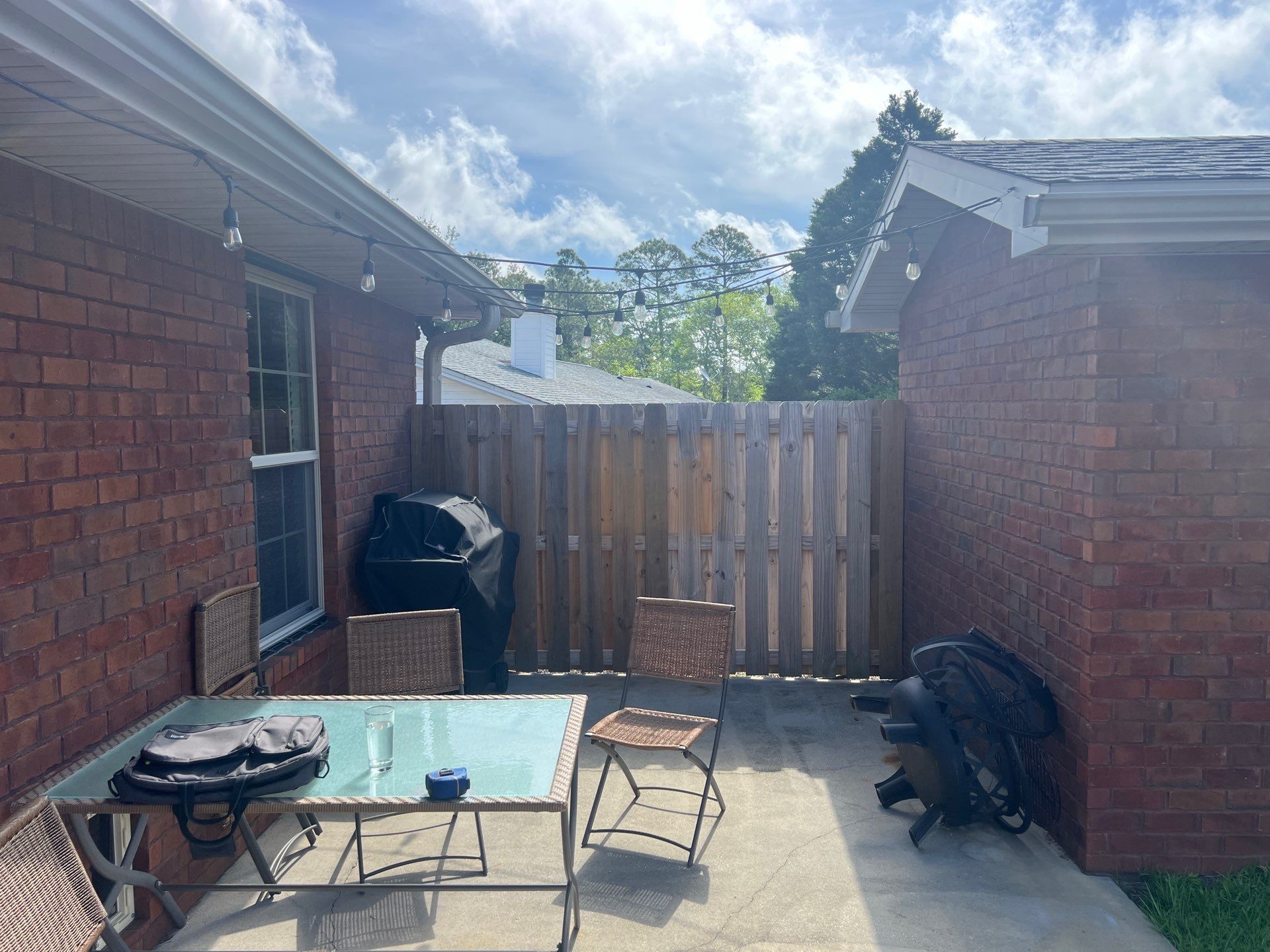 Enclosure w/Vinyl Windows using Colorbeam by Titan Sunrooms