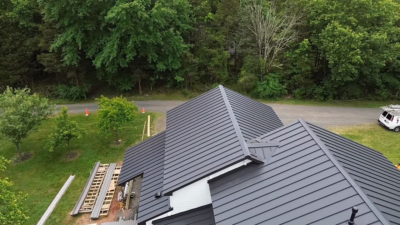 Gorgeous Standing Seam Roof Color Black by CMNG LLC