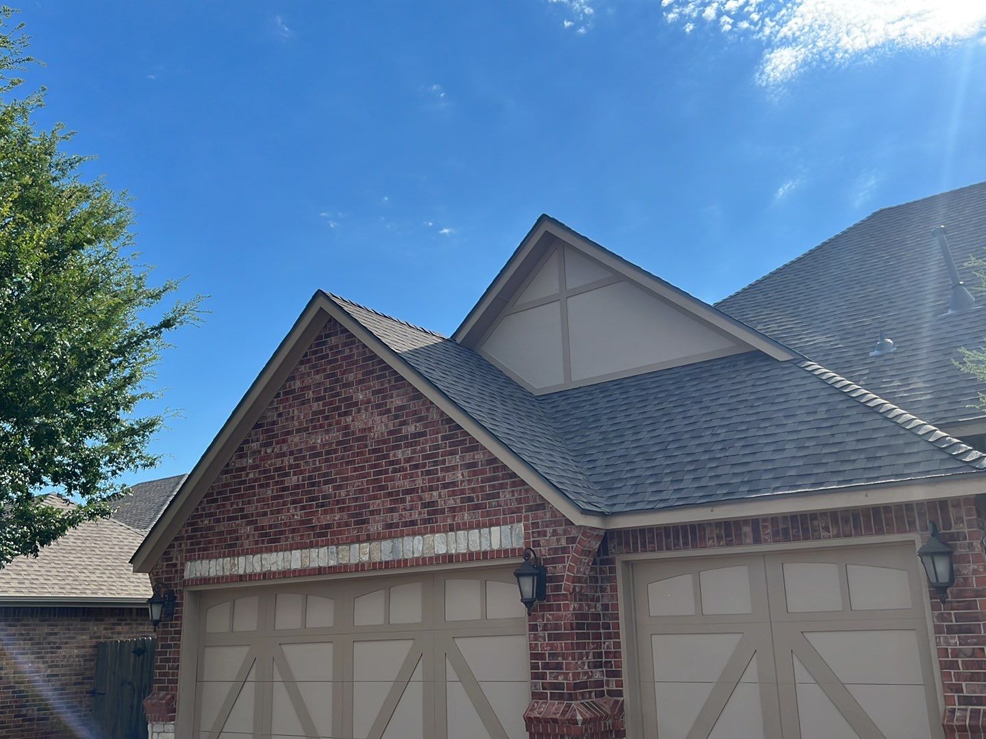 Reroof using GAF HDZ - Weathered Wood by Castillo Roofing