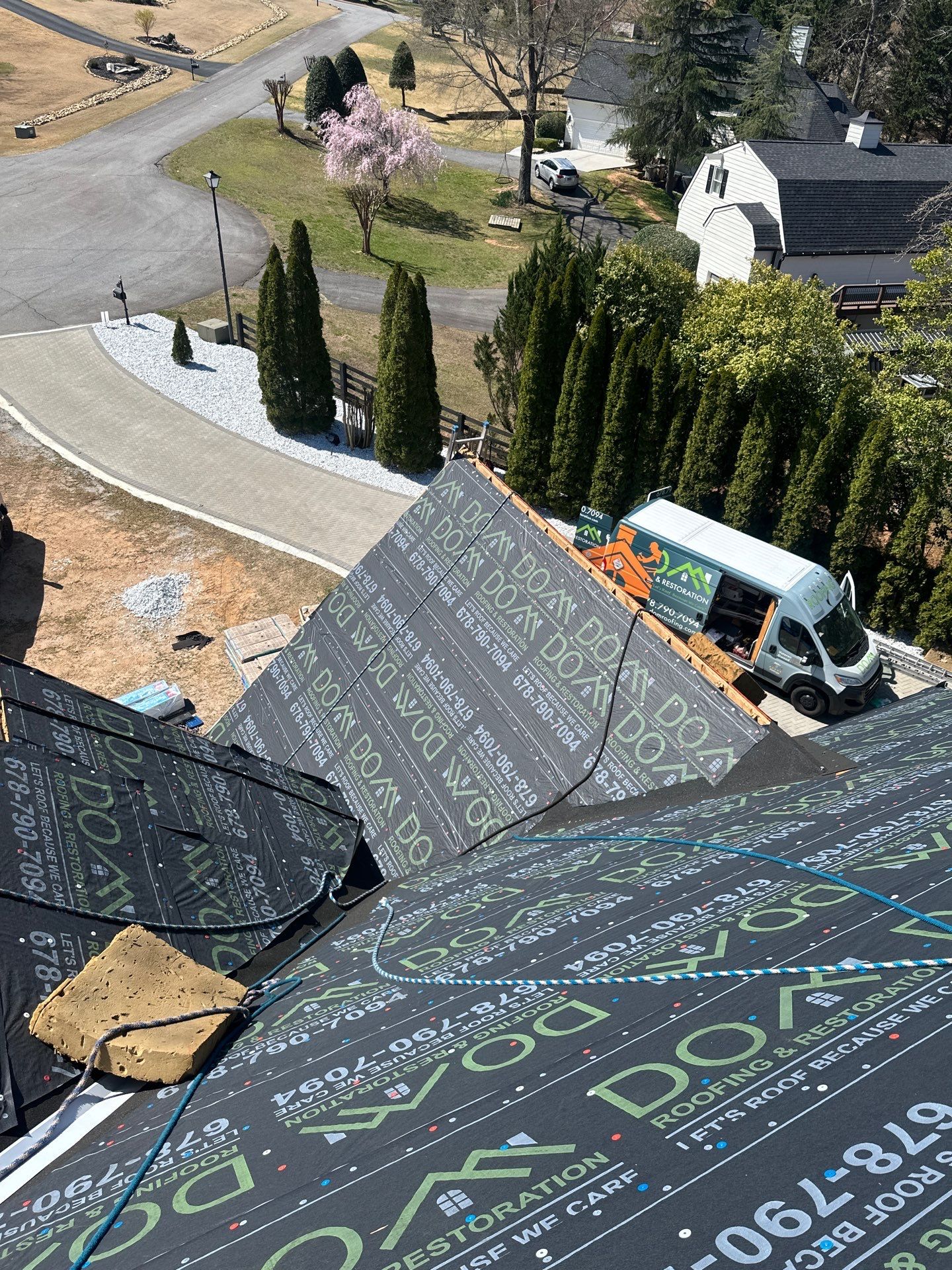 Champion Crt Ball Ground Roof Replacement  by Dom Roofing & Restoration