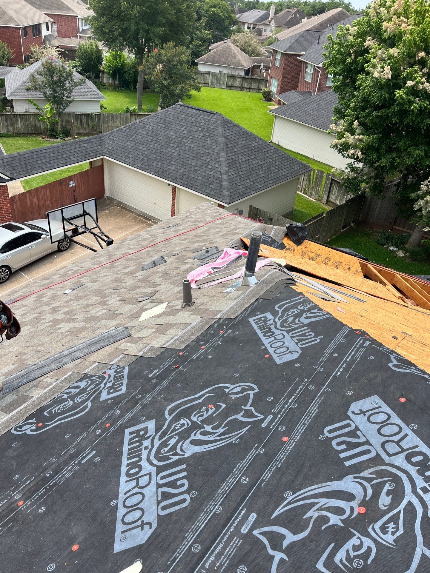Residential Roofing Repair using Owen's Corning Duration (Lifetime) Shingles by Roof Repair Company