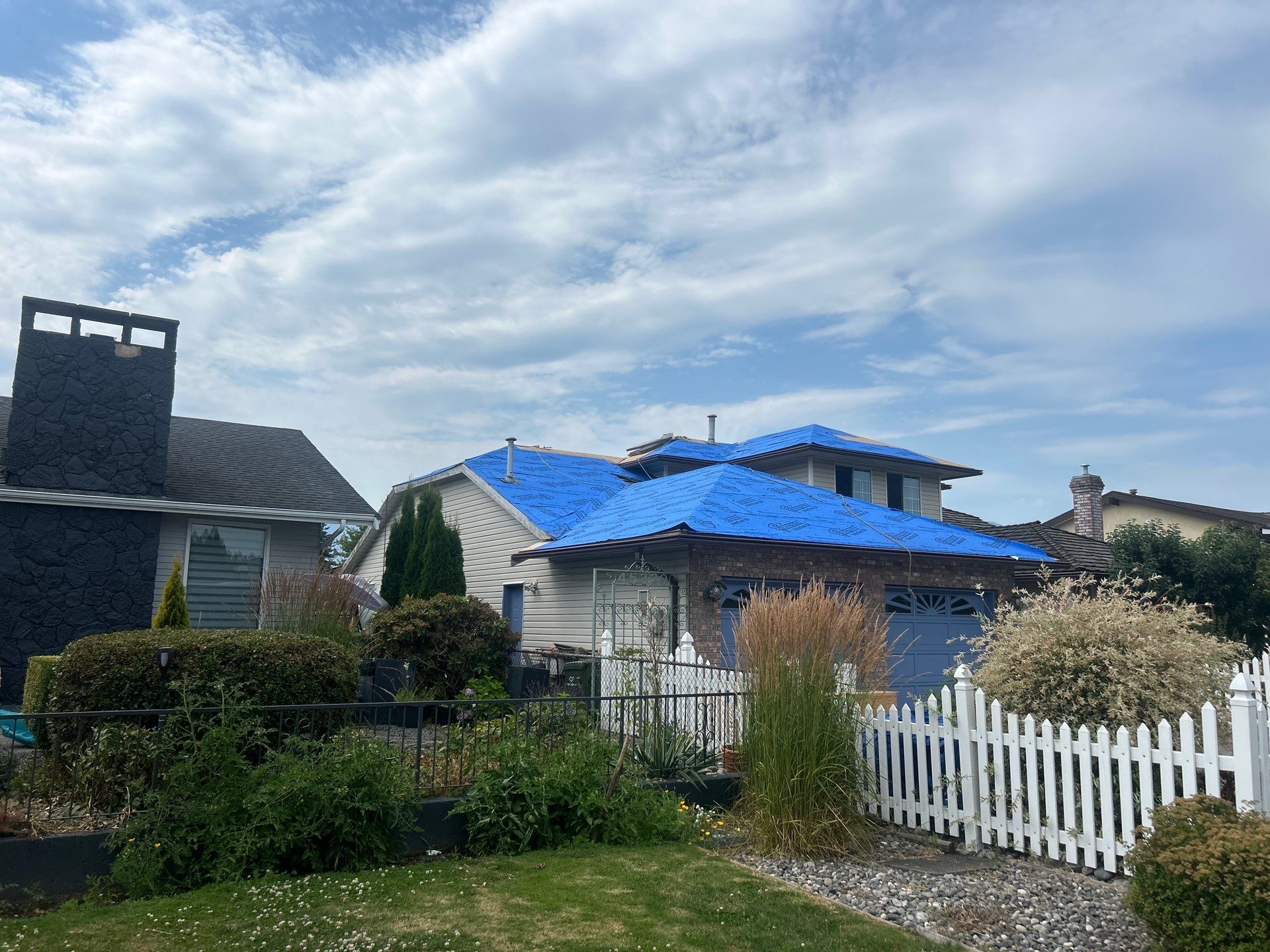 Residential Re-Roof using GAF Timberline HDZ by Top Notch Roofing Inc