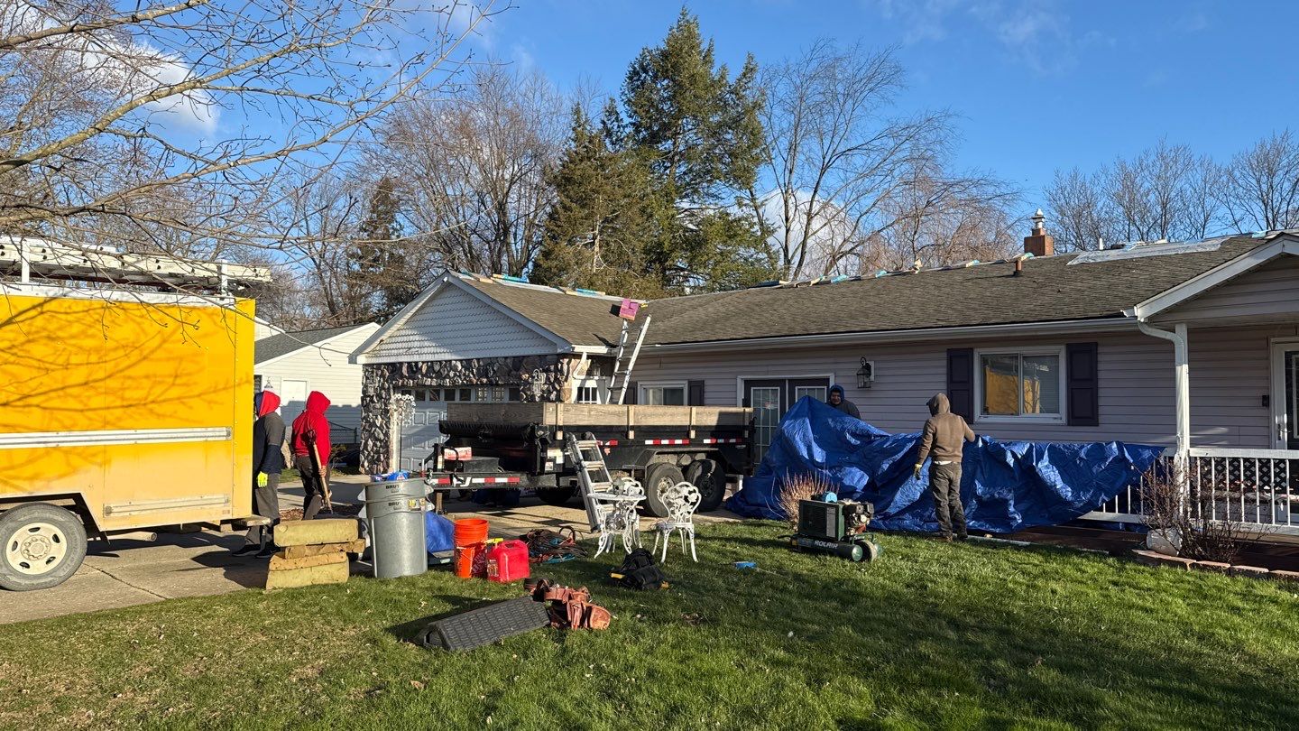 Roof Replacement using CertainTeed Landmark Pewter by 180 Contractors
