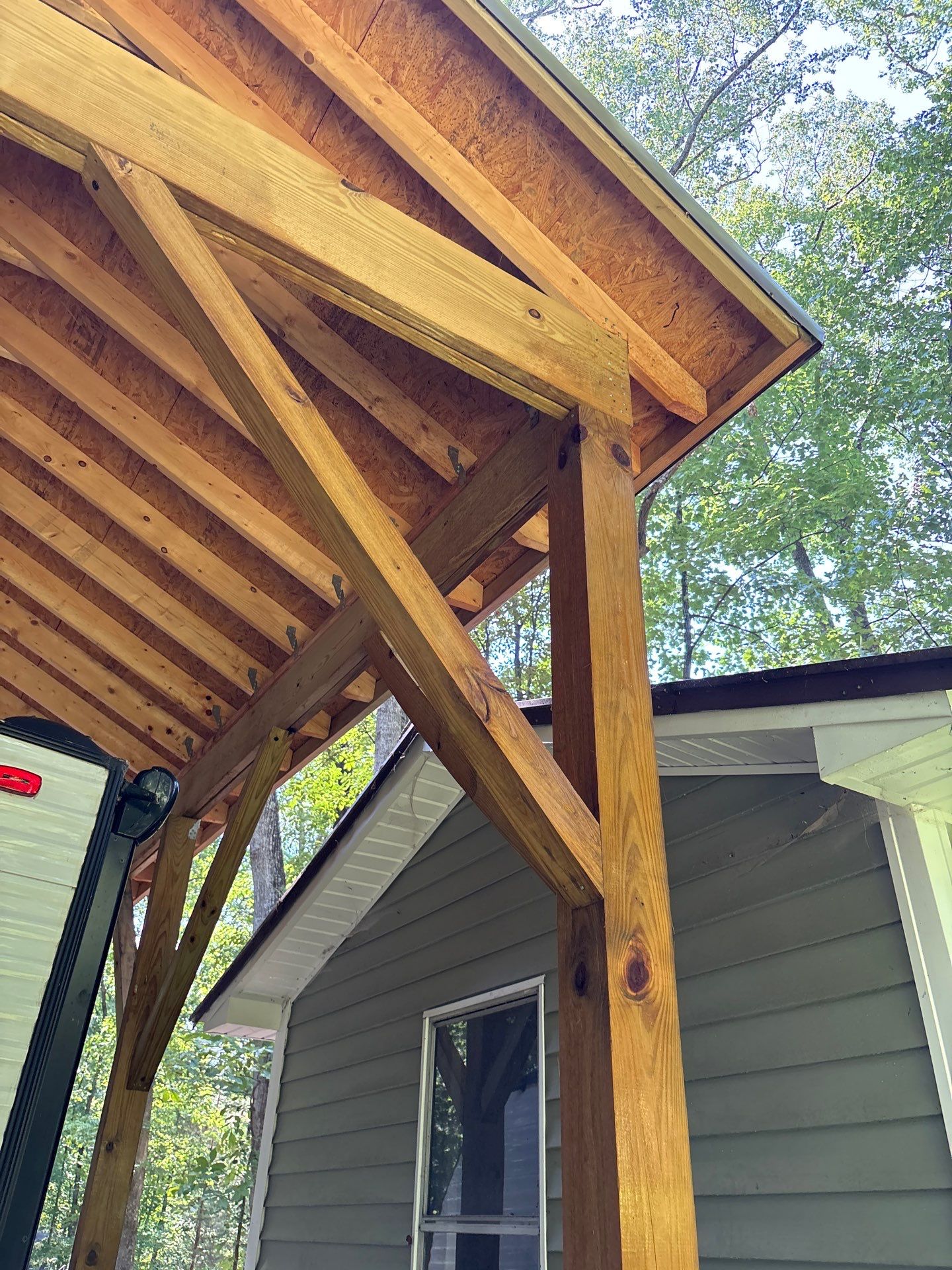 Deck using Wood Sealant and Concrete Using Concrete Sealant by DuraSeal