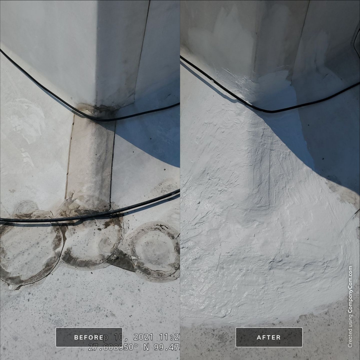 Commercial Roofing Repair using Silicon Roof Coating by JM Flores Roofing & Construction, Inc