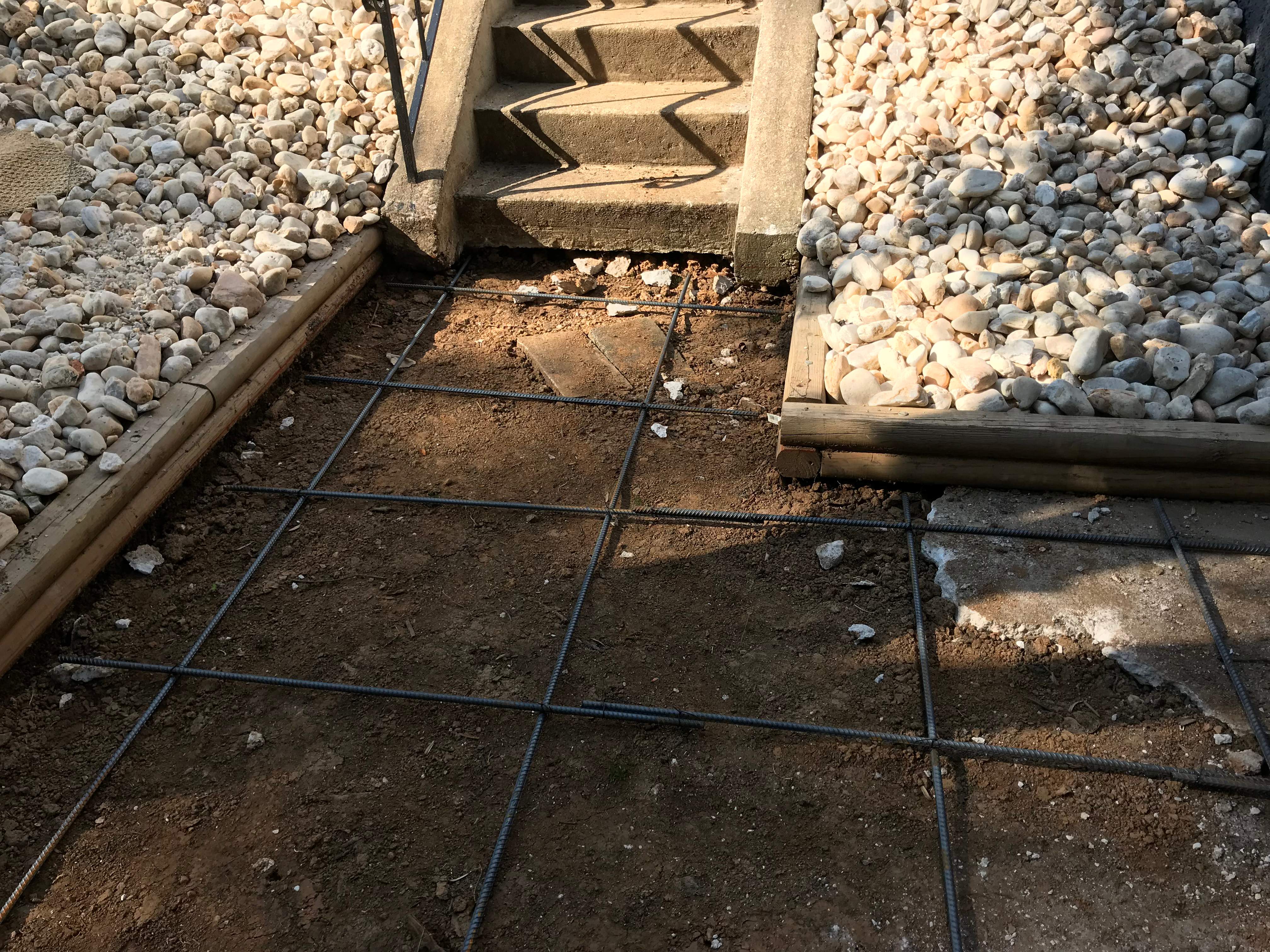Exterior Repair using Concrete Pad/ walkway by Alpha Design Services
