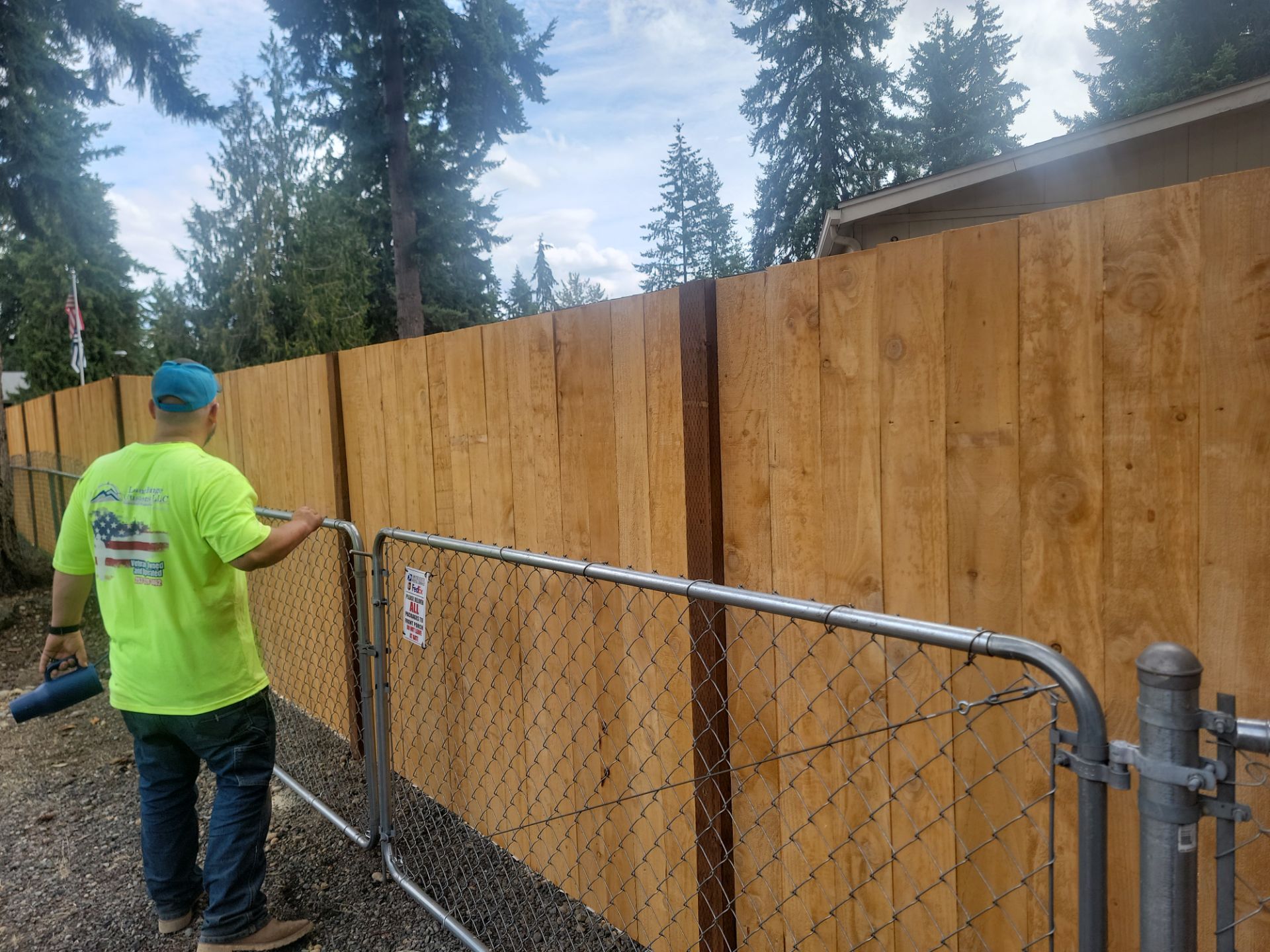 6 ft privacy fence by Long Range Customs LLC