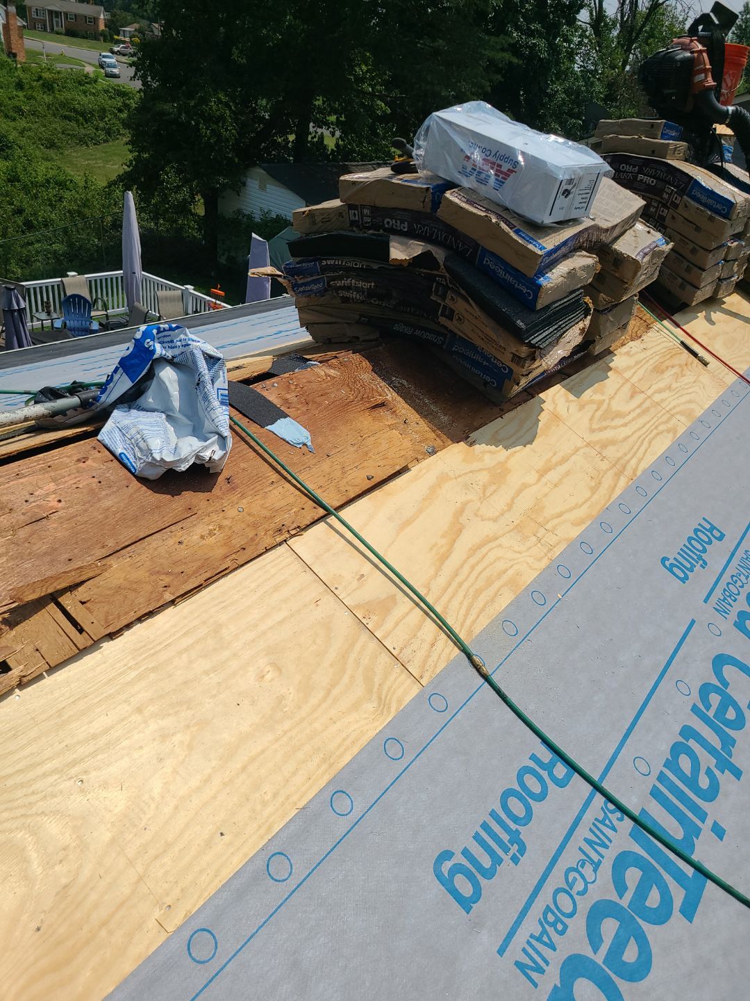 Woodbridge: Roof Replacement with CertainTeed Landmark Pro Designer Shingles in Max Def Colonial Slate by RM Banning, Inc.