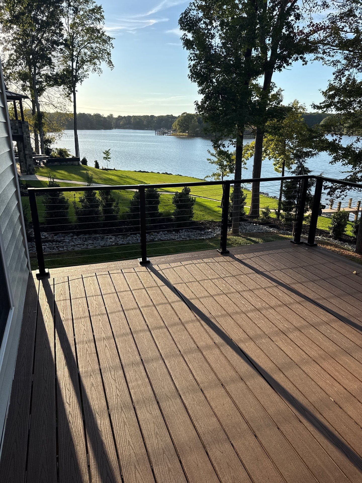 New Deck Stairs & Cable Railing Installed! by A Step Above Handy LLC 