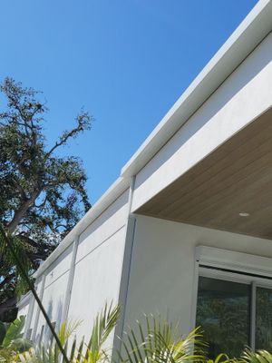 7 inch seamless gutters using smooth box gutters in Sarasota FL