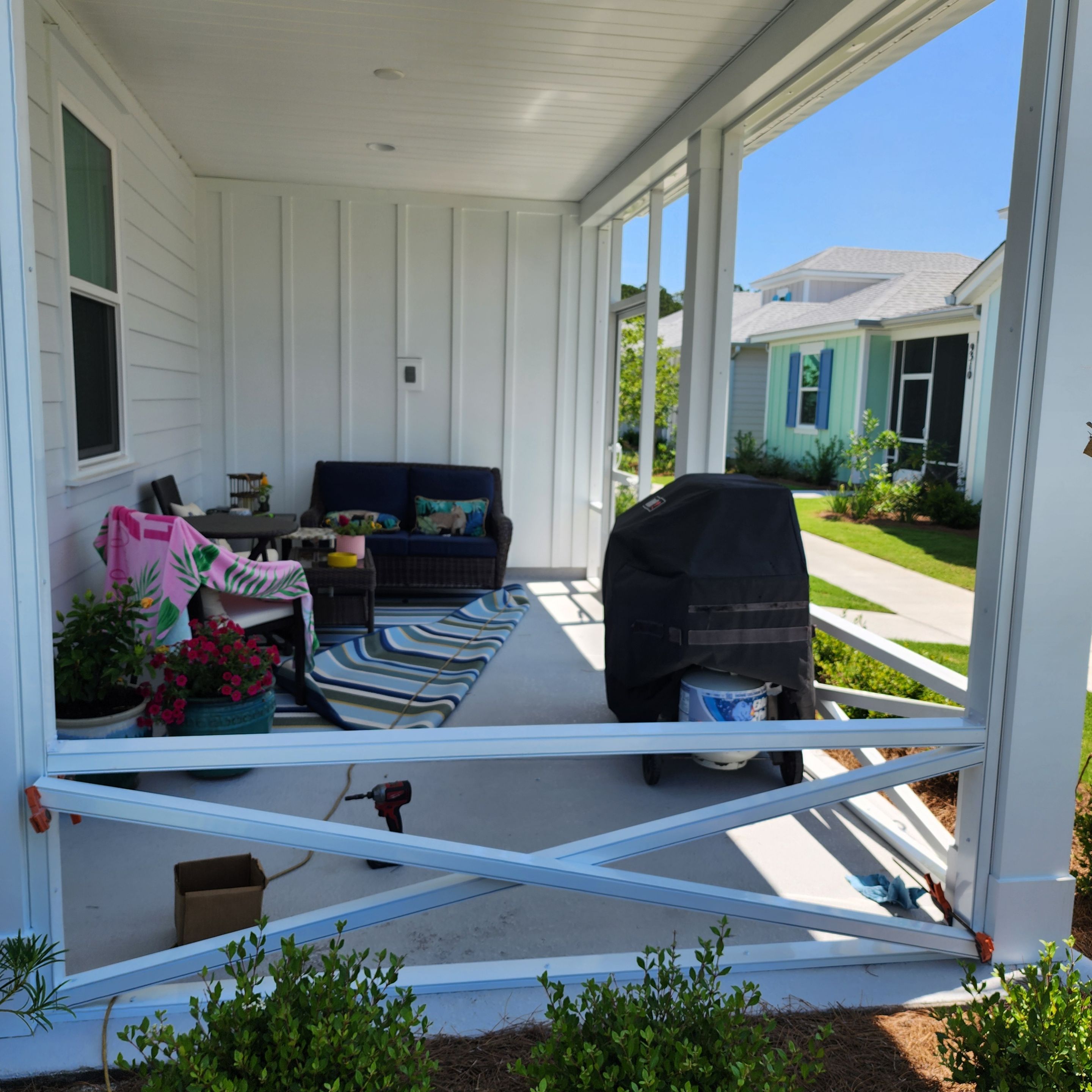 Screen Room in Panama City Beach by Titan Sunrooms