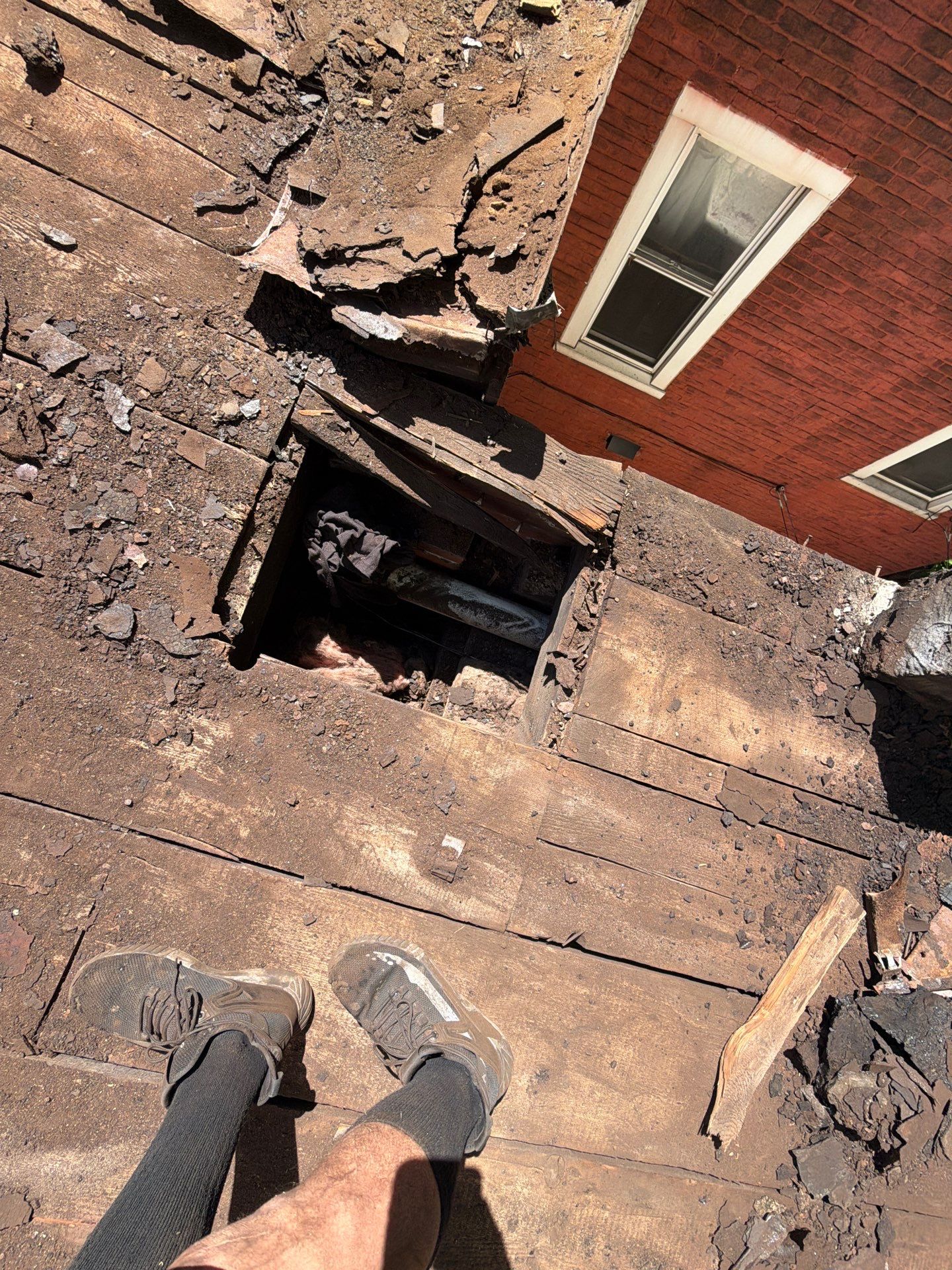 Roof Replacement and Custom Trex Roof Top Deck Project in Philadelphia, Pennsylvania by Philadelphia Quality Roofing