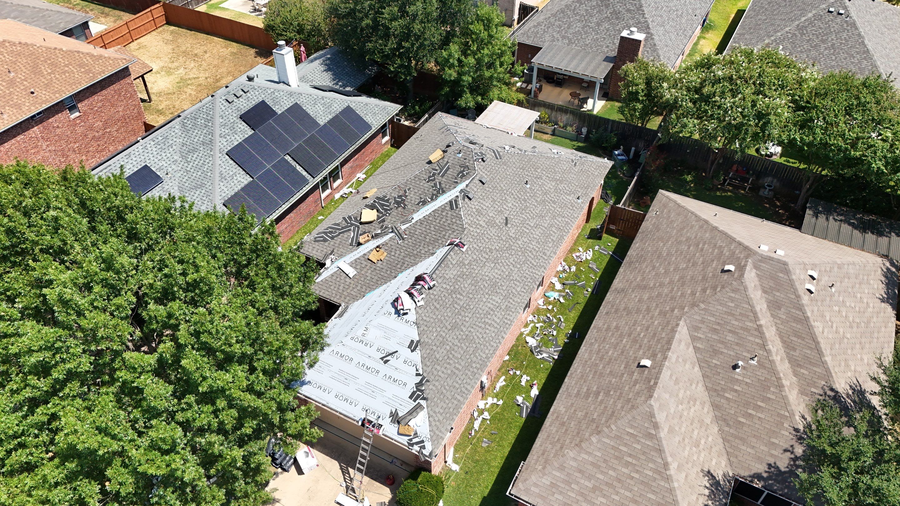 Complete Roof Replacement and Re-Decking in Bedford, Texas by Armor Roofing | Exteriors