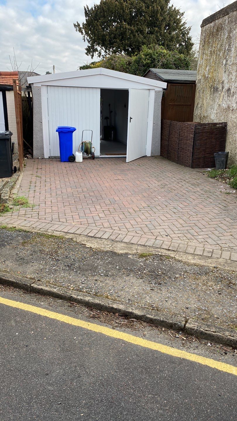 Driveway And Patio Clean using honda 21 ltr/min by Ges Exterior Cleaning ltd