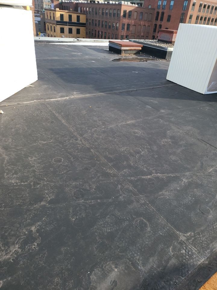 Commercial Roofing Installation using EPDM  by A Plus Exterior