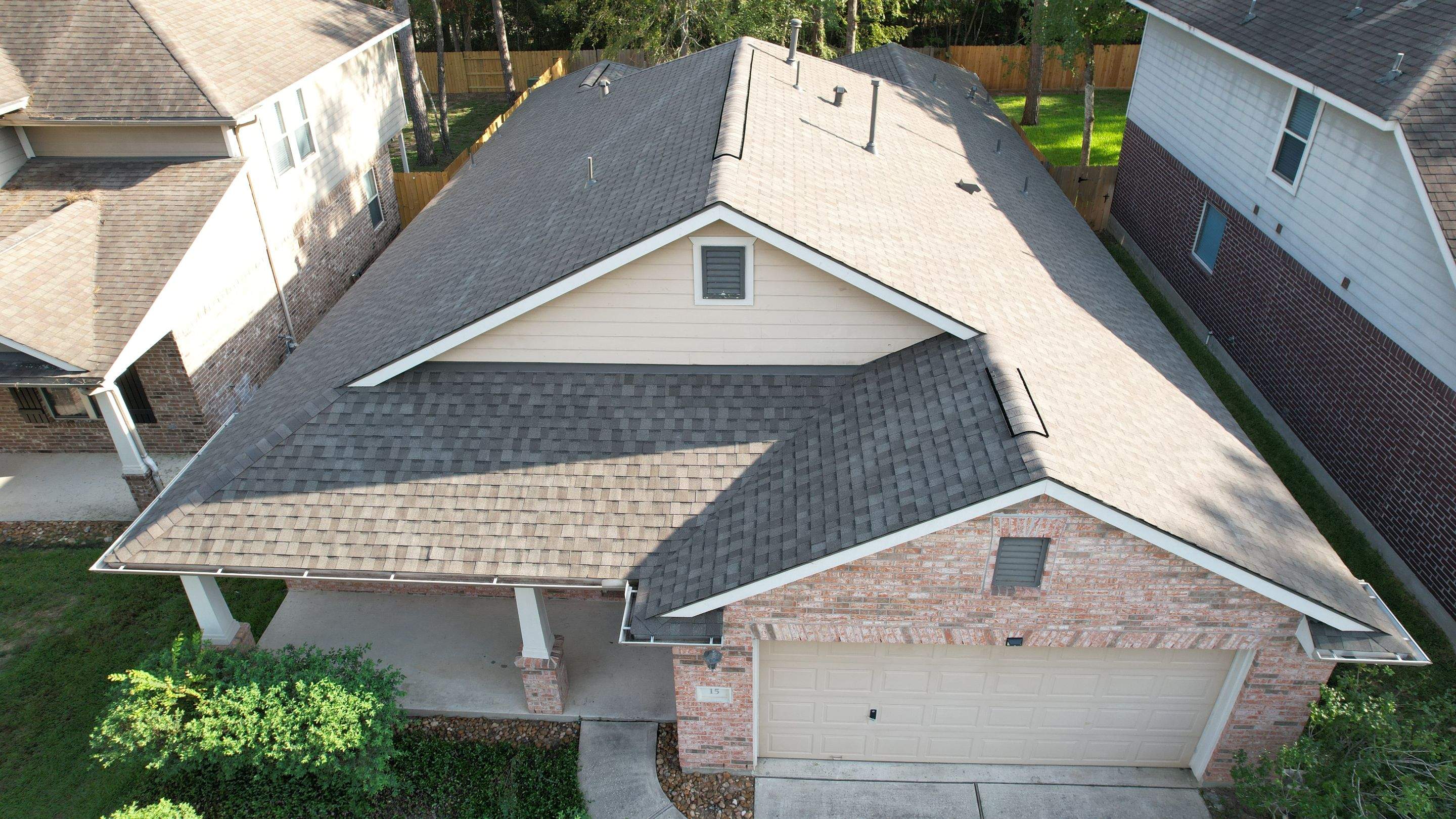 Roof Replacement on a Wooded Lot — Spring, TX by PL Roofing & SB Roofing, LLC.