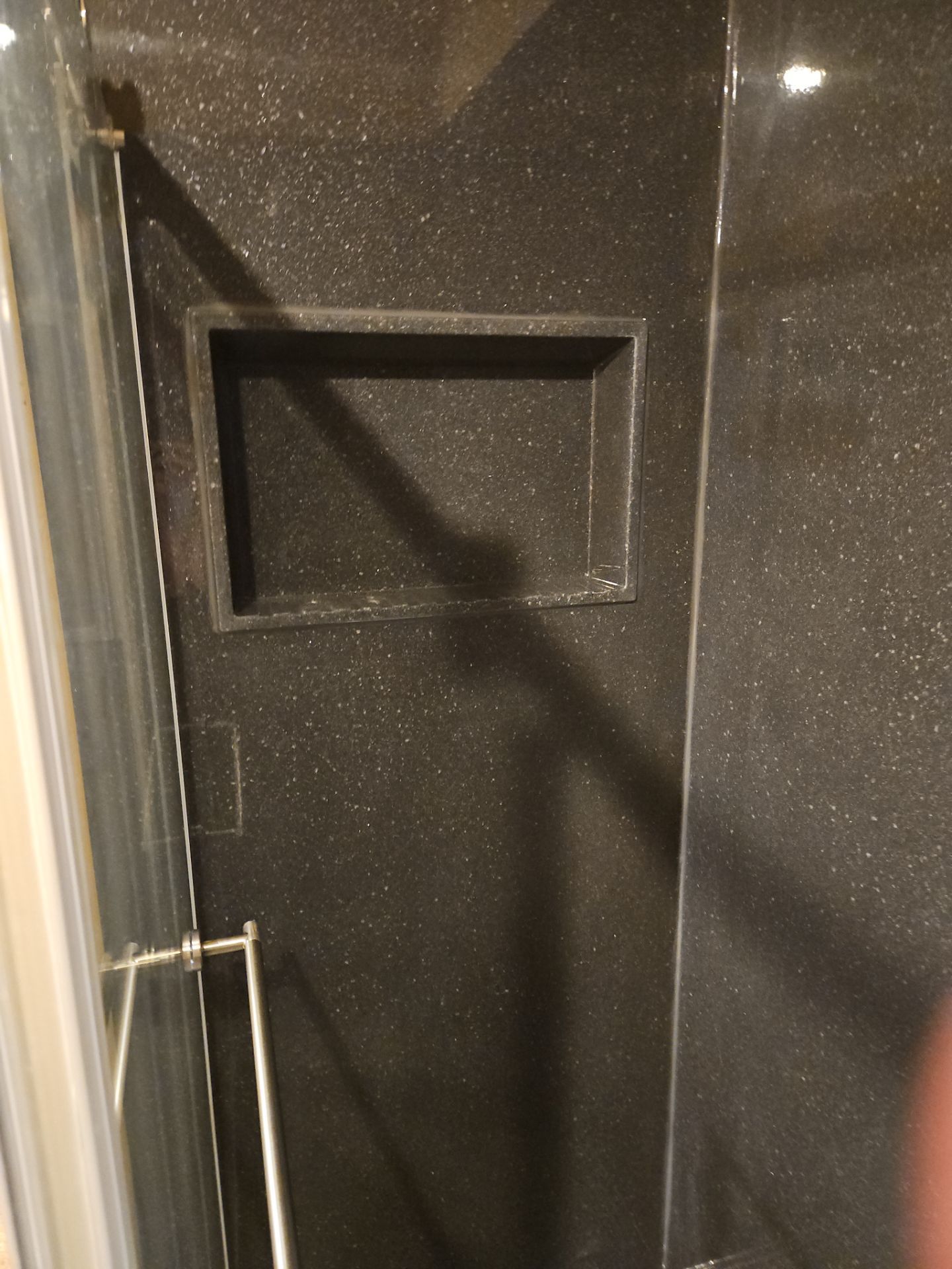 Gun Metal Onyx Shower by The Shower Company