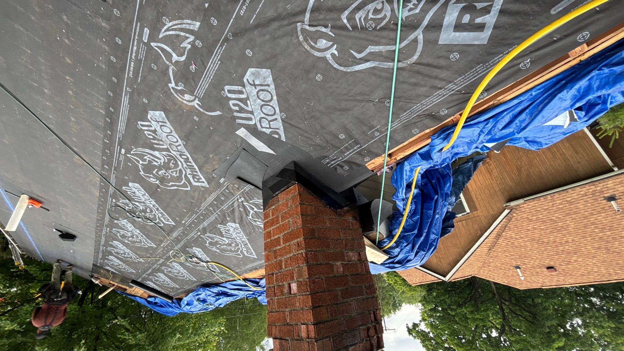 Roof Replacement using Owens Corning Onyx Black by 180 Contractors