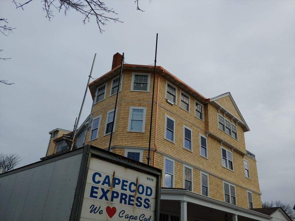 6″ Copper Gutter Installation At The Harbor View Hotel! by Gutter Pro Enterprises