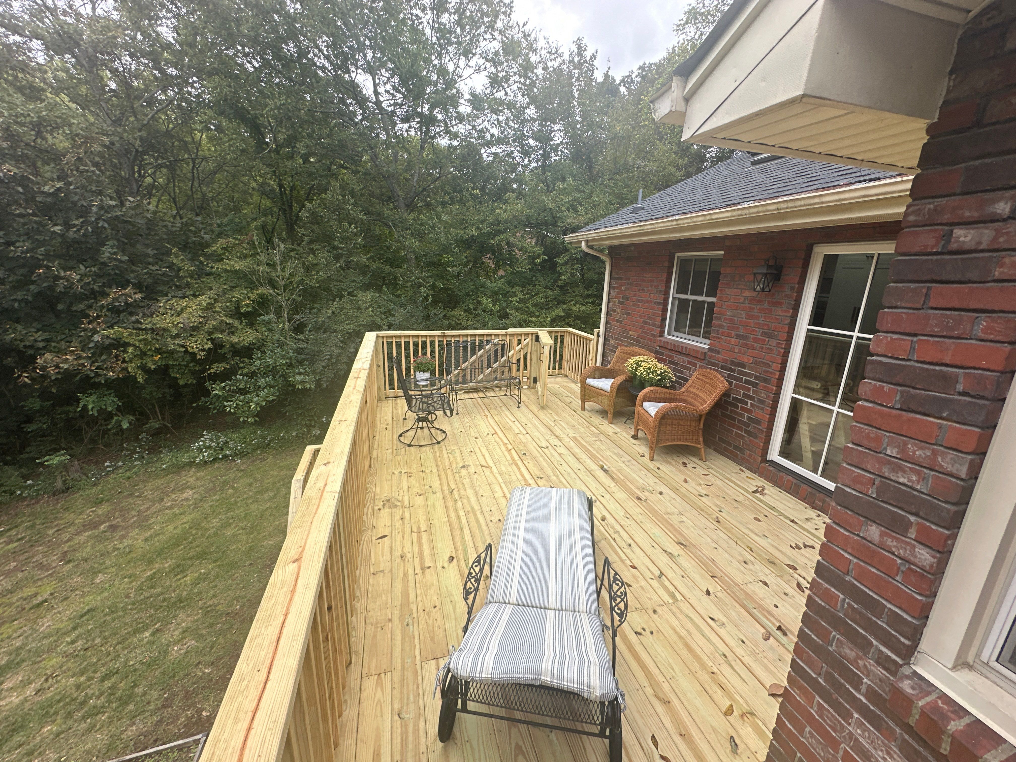 Deck Build in Nashville by Music City Improvements