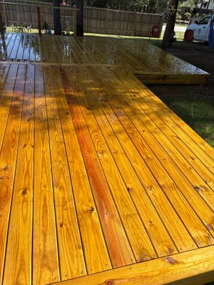 Deck using Wood Sealant
