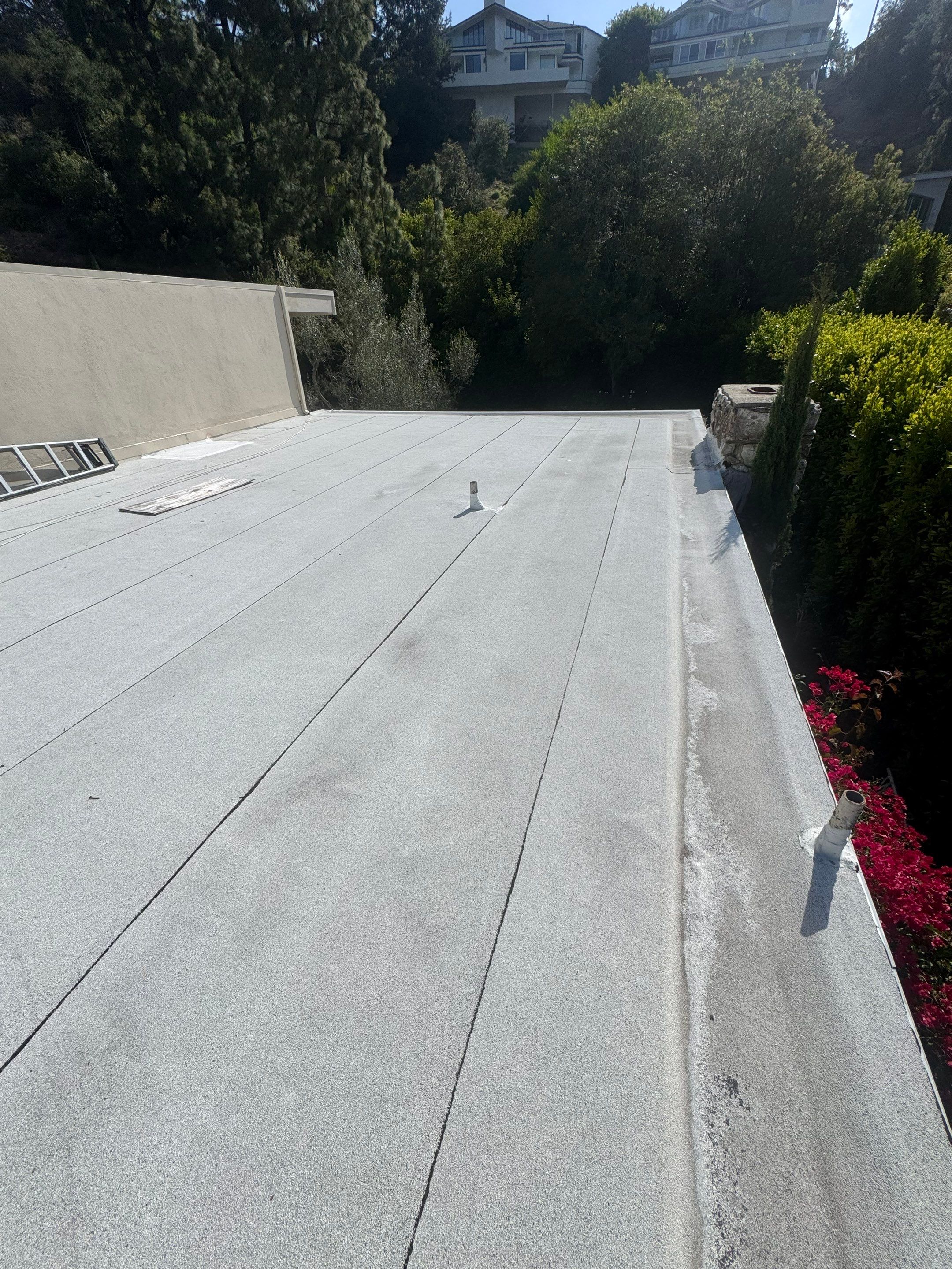 Flat Roof Reflective Coating and Repairs in Brentwood by Hull Brothers Roofing