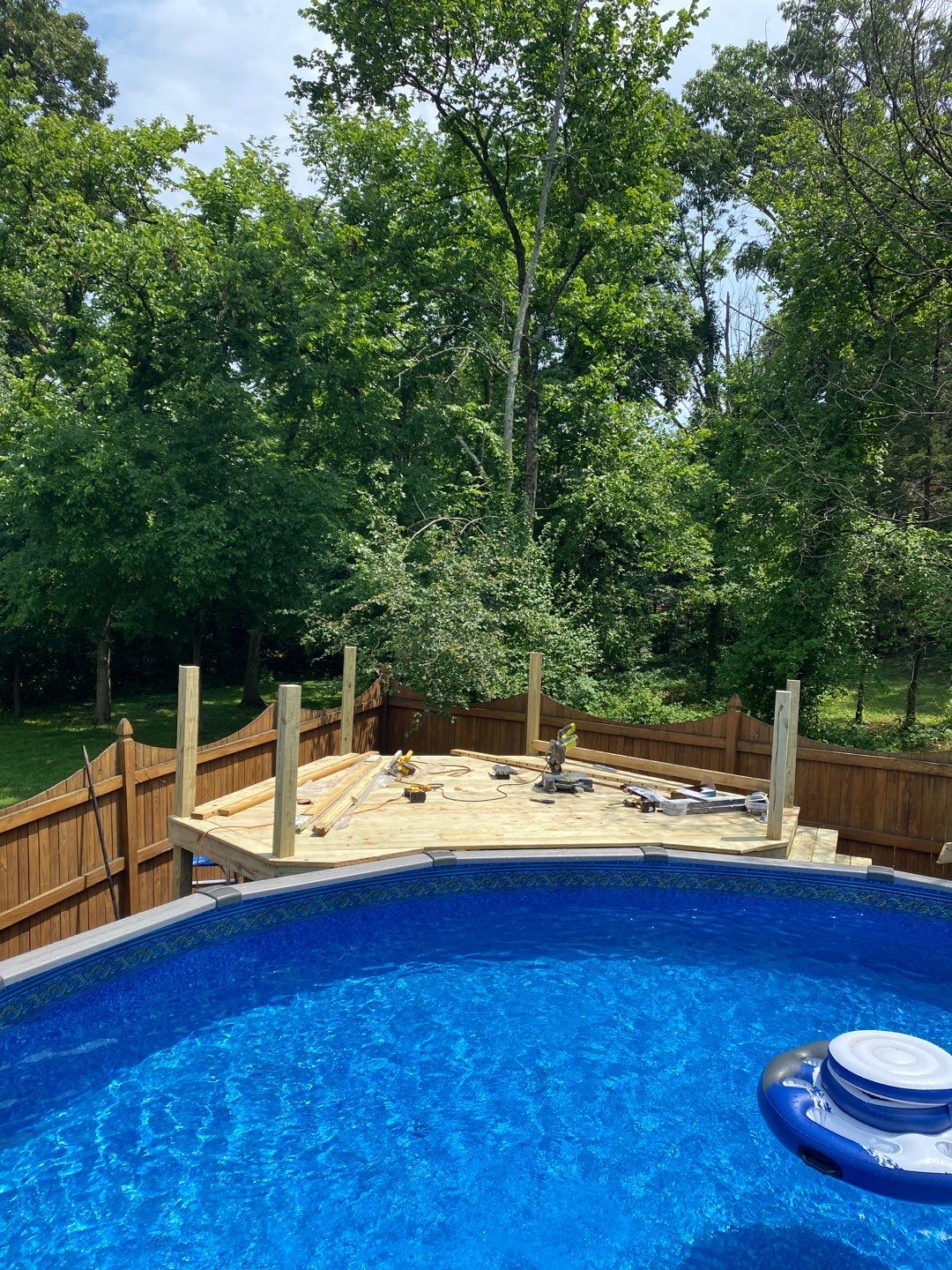 wood deck  by Jesus Master Handyman LLC 