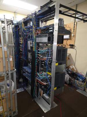 Structured cabling installation by CimaSolutions
