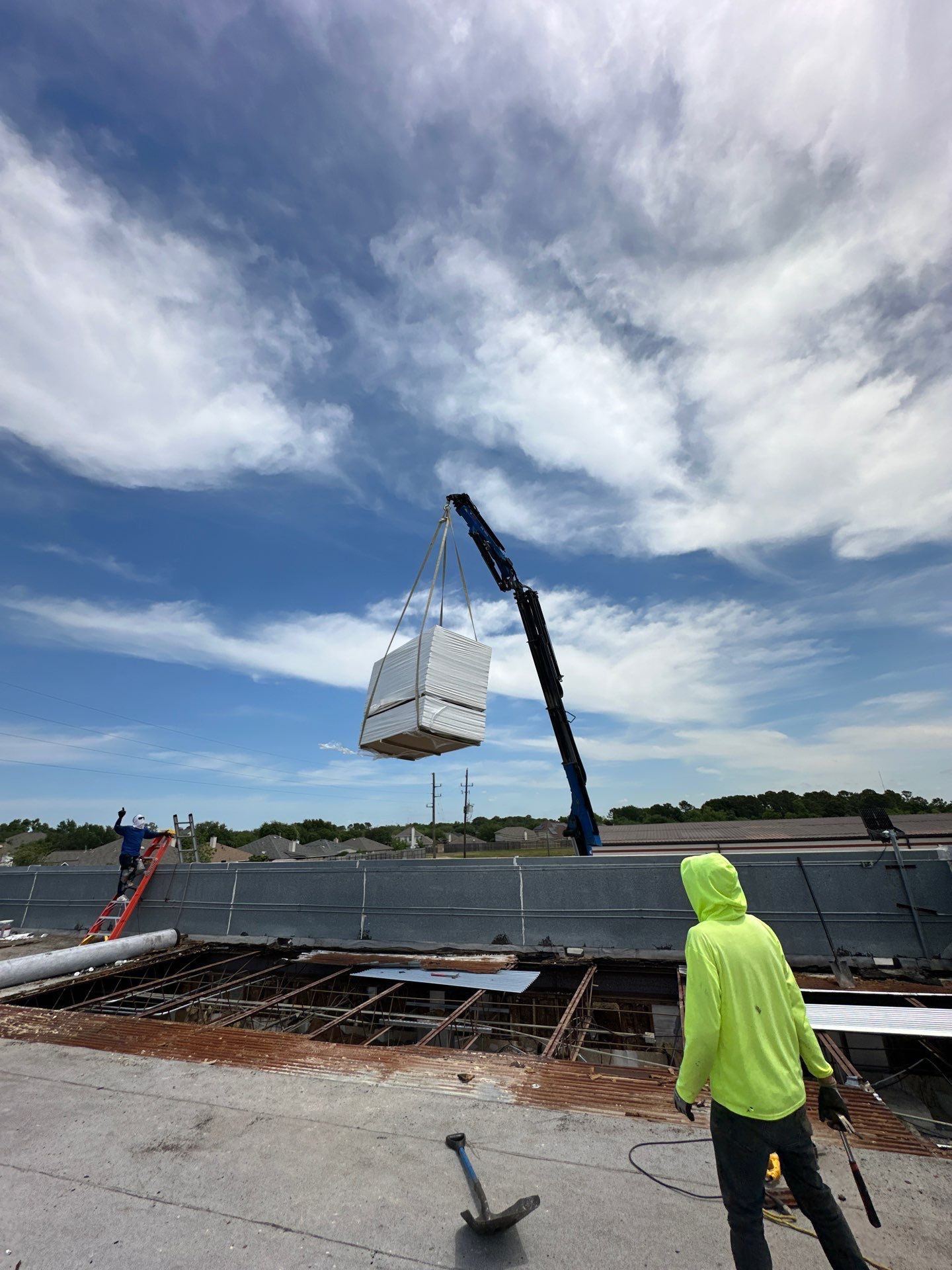 Project in Houston by Hartland Roofing & Construction