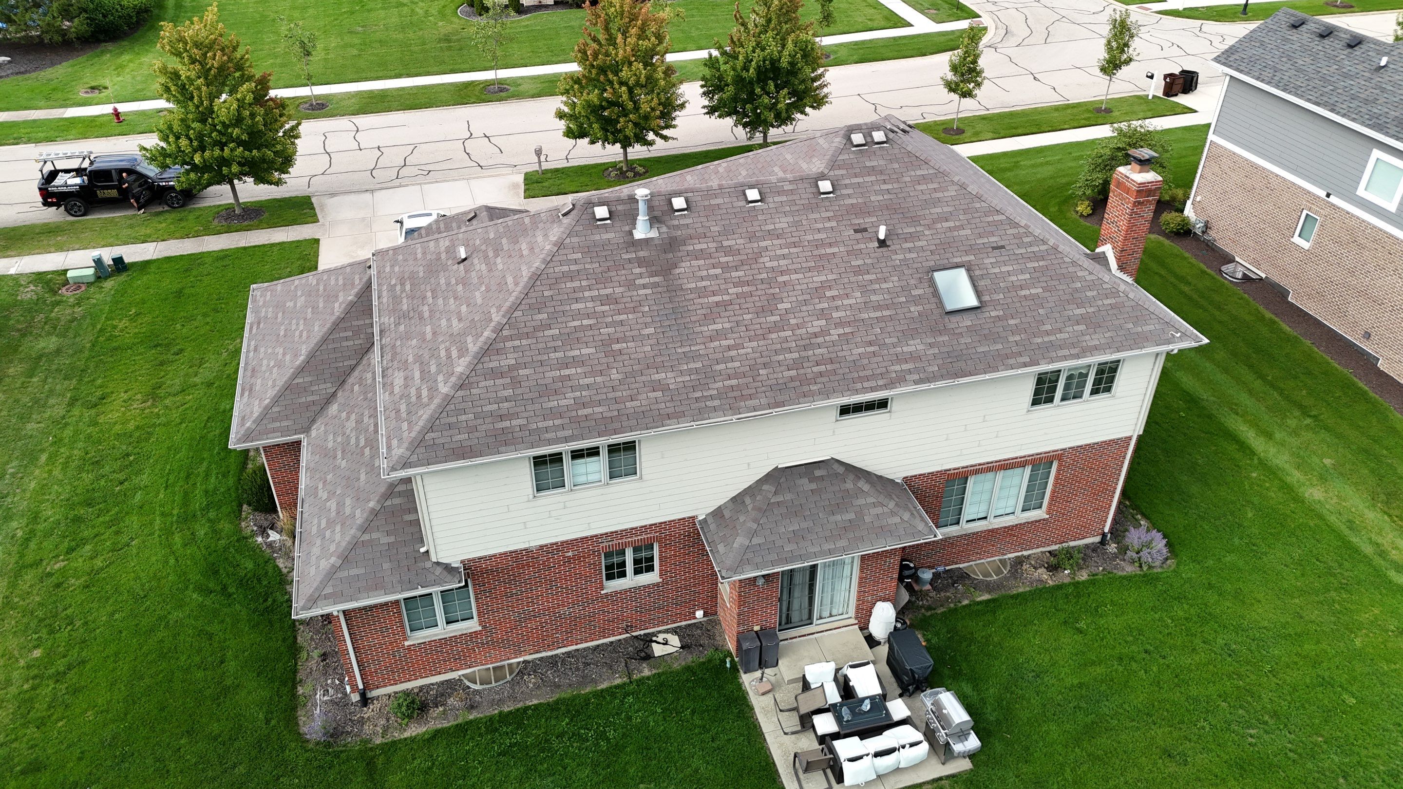 GAF Cedar Falls Roof and Velux windows by Optimal Home Improvement 