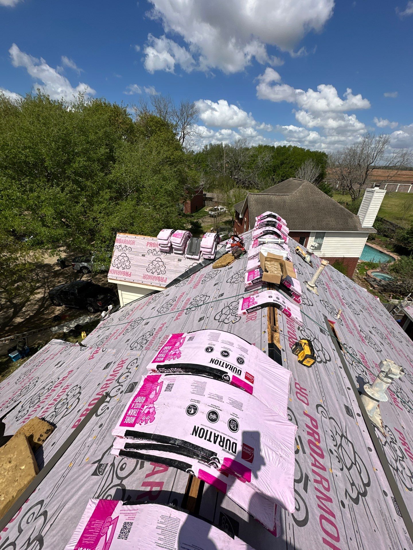 Project in Sugar Land by Motion Roofing